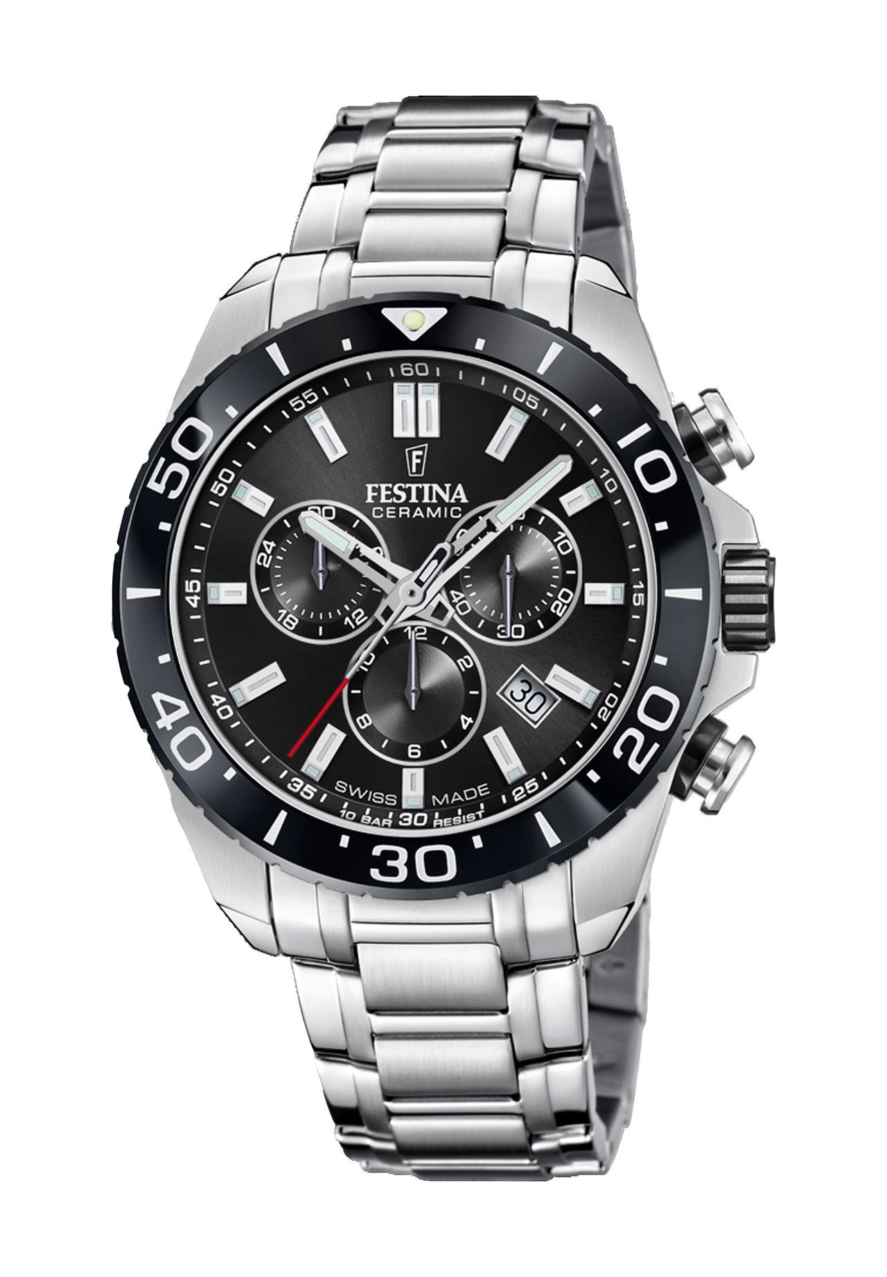 FESTINA Herren Chronograph 'F20042', SCHWARZ