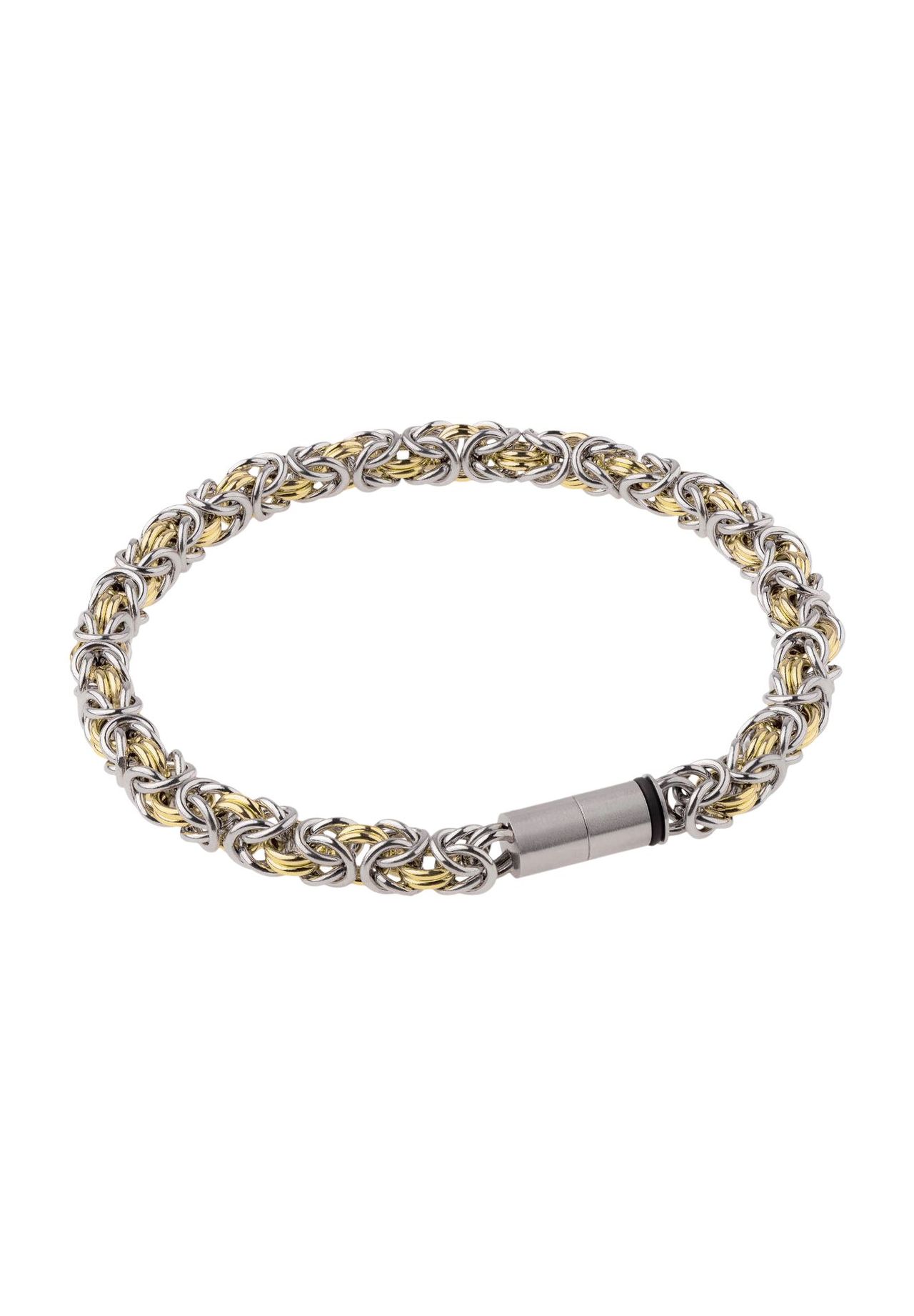 ERNSTES DESIGN Damen Königsarmband, Edelstahl, BICOLOR