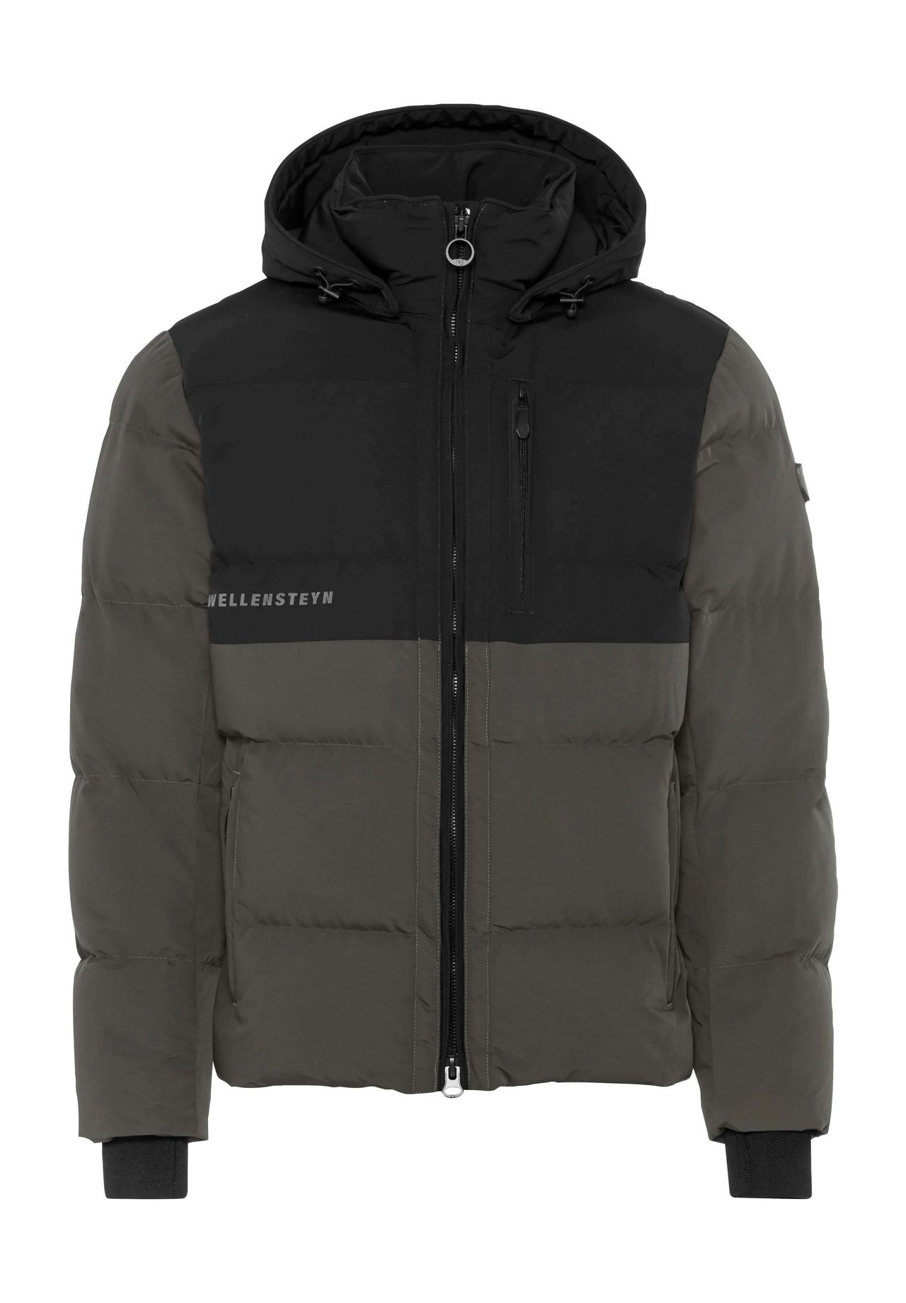 WELLENSTEYN Royal Flash Funktionsjacke, Stepp-Design, Reflektoren, für Herren, grau|schwarz, XL