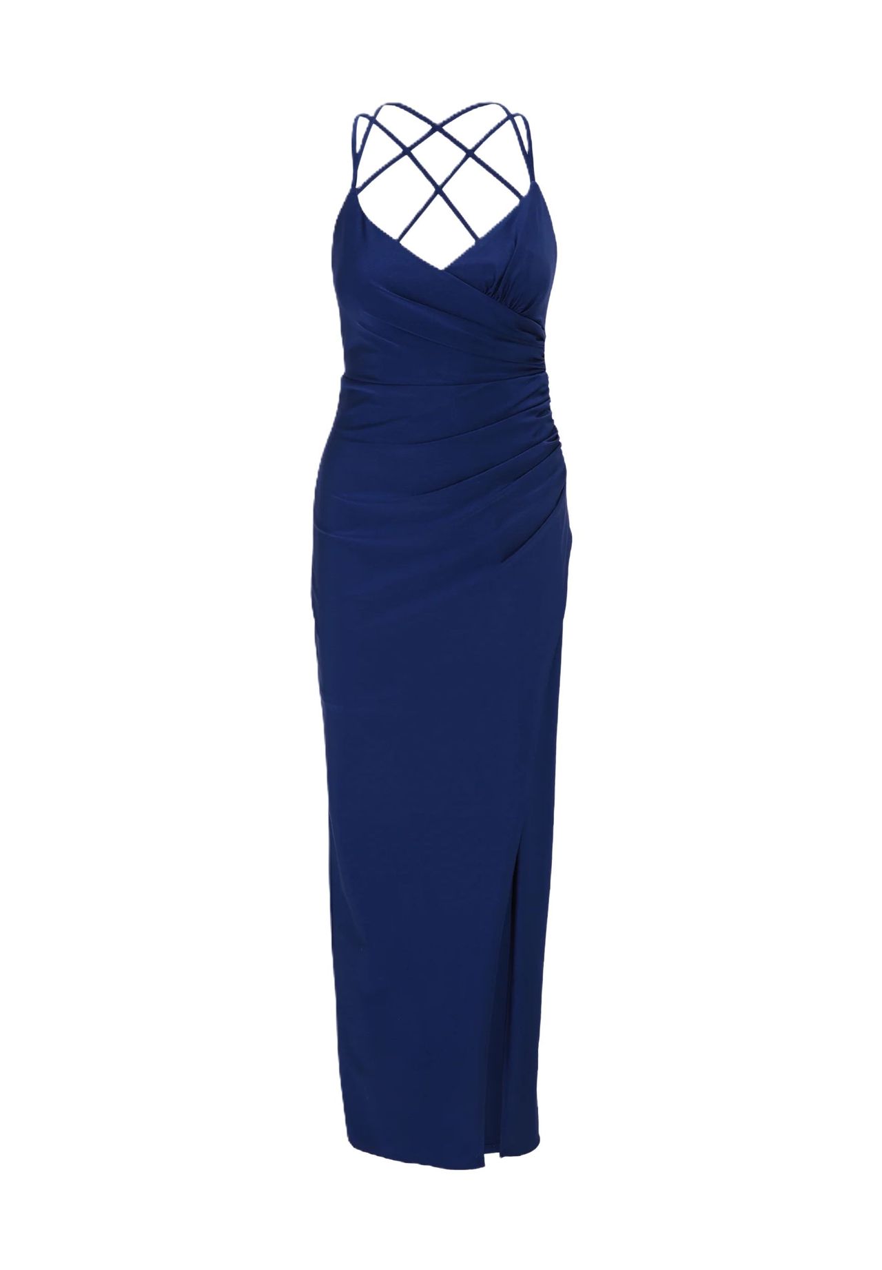 Vera Mont Abendkleid, figurbetont, für Damen, blau, 38