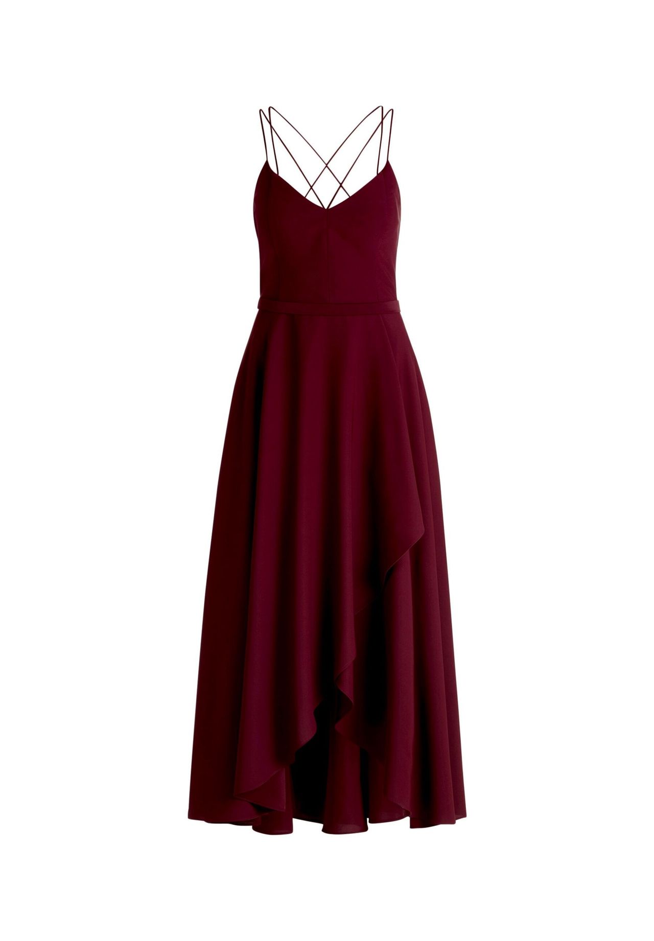 Vera Mont Abendkleid, Volant, für Damen, blau, 36