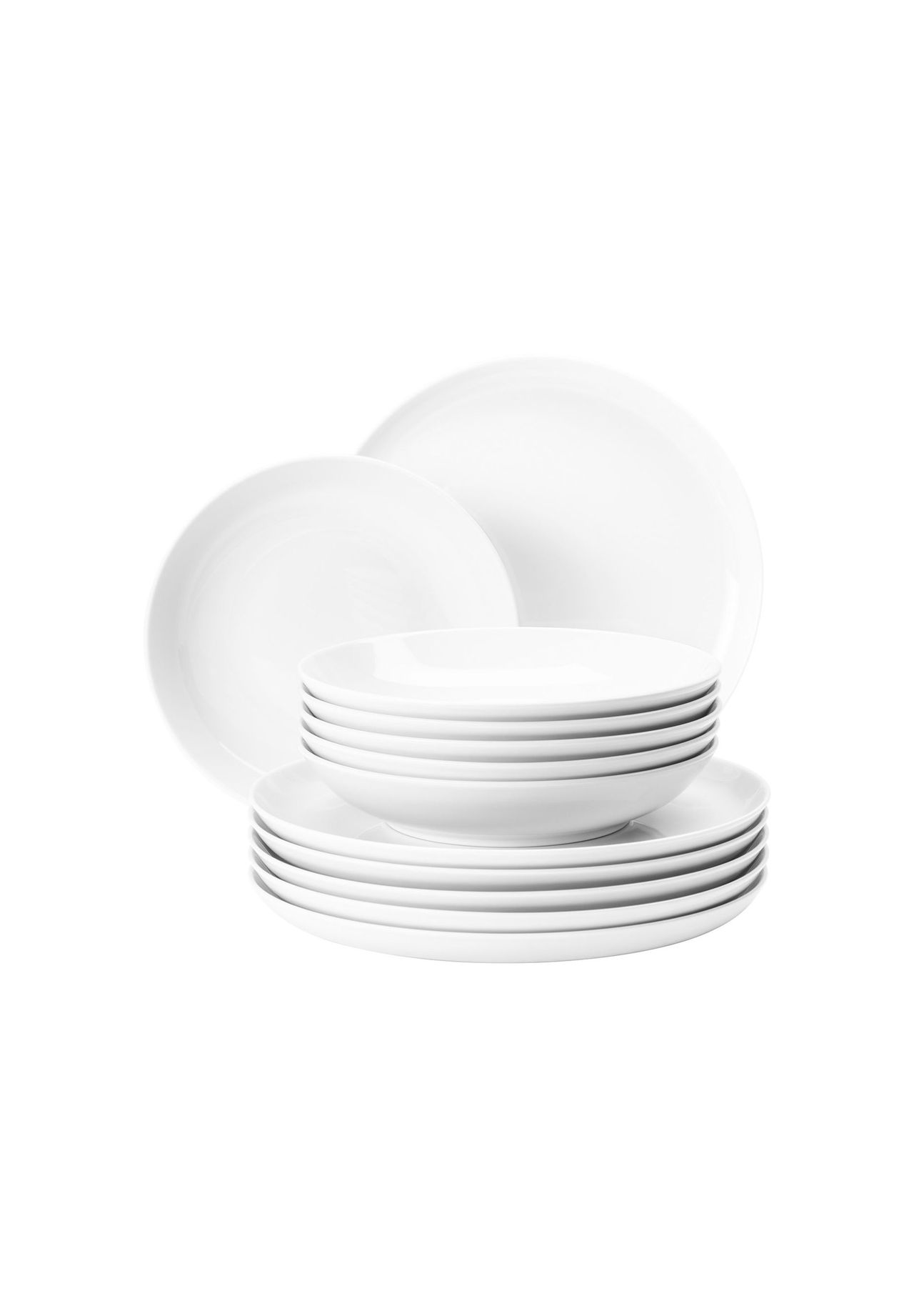 Seltmann Weiden Tafelservice, 12-teilig, weiß, 99