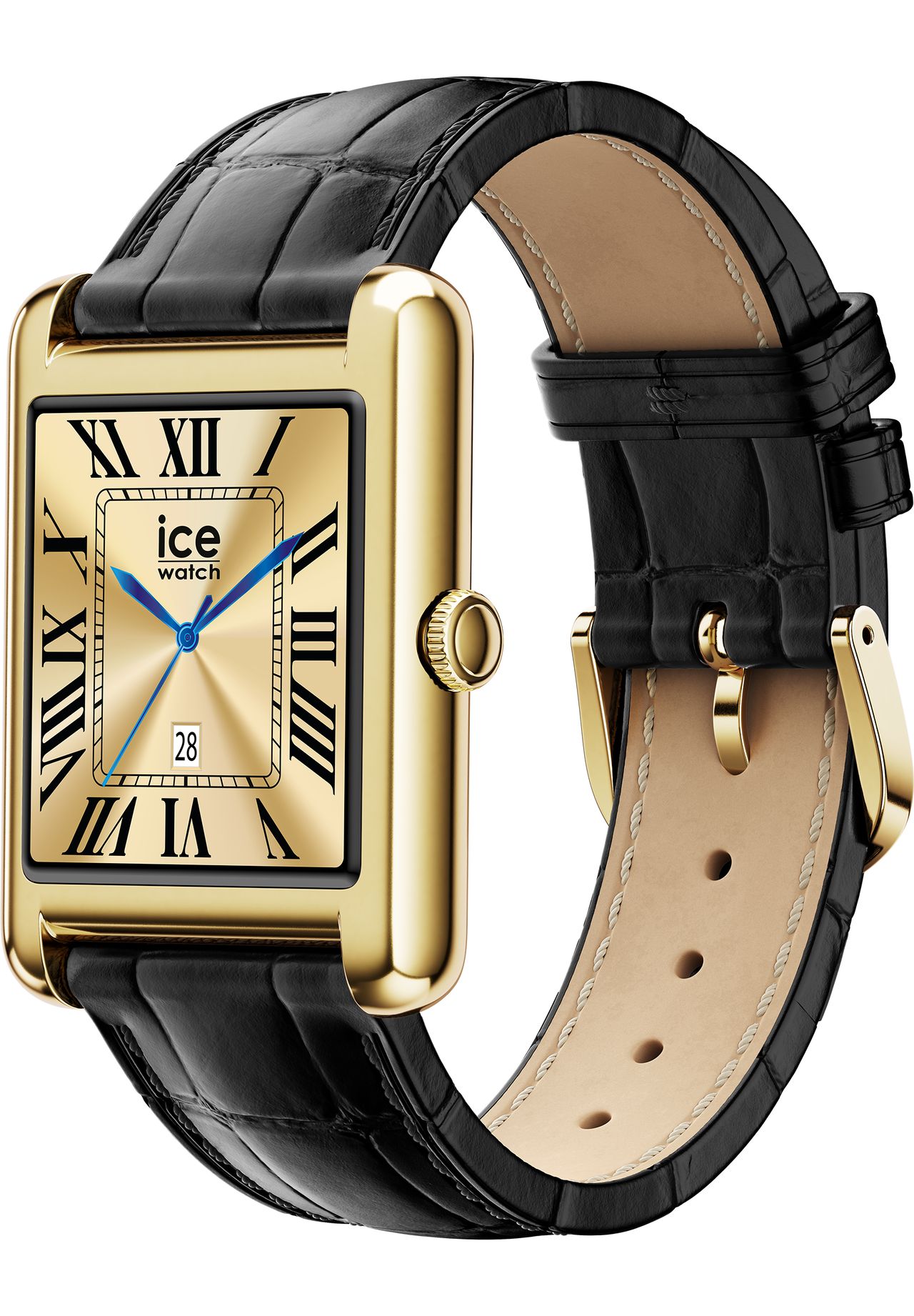 ice watch Damen Smartwatch '025285', CROCO/SCHWARZ/GOLD, 99