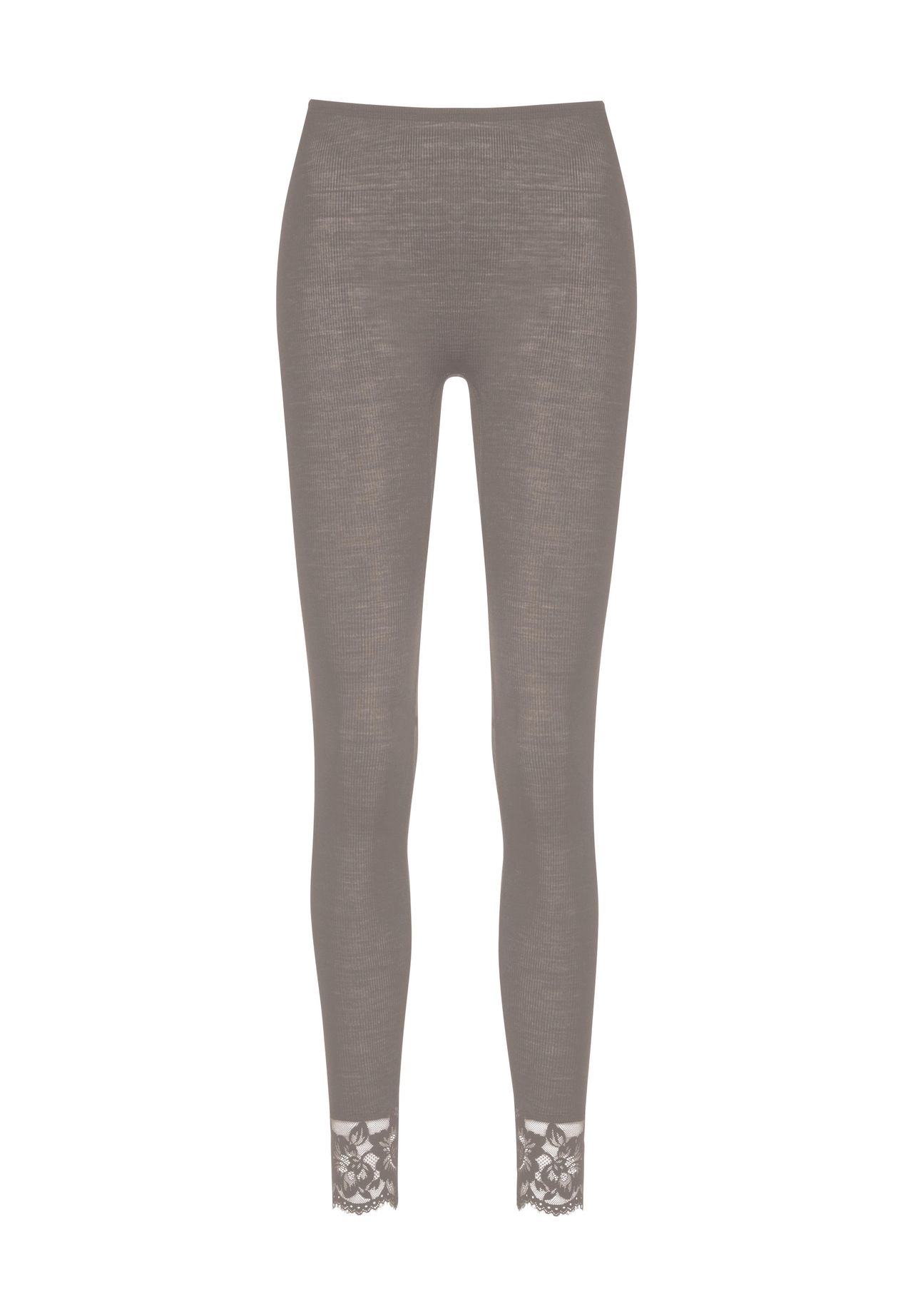 mey Pants, langes Bein, Komfortbund, Spitze, für Damen, grau, 36/38