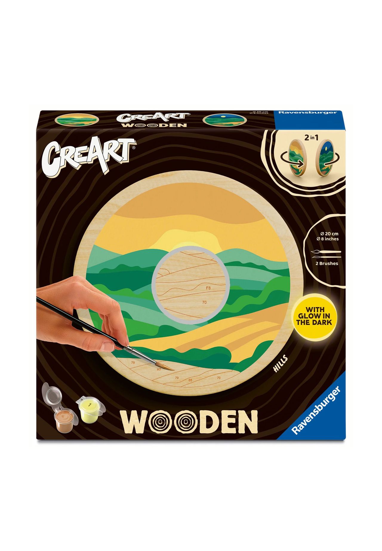 Ravensburger Malen nach Zahlen 'Wooden', BUNT