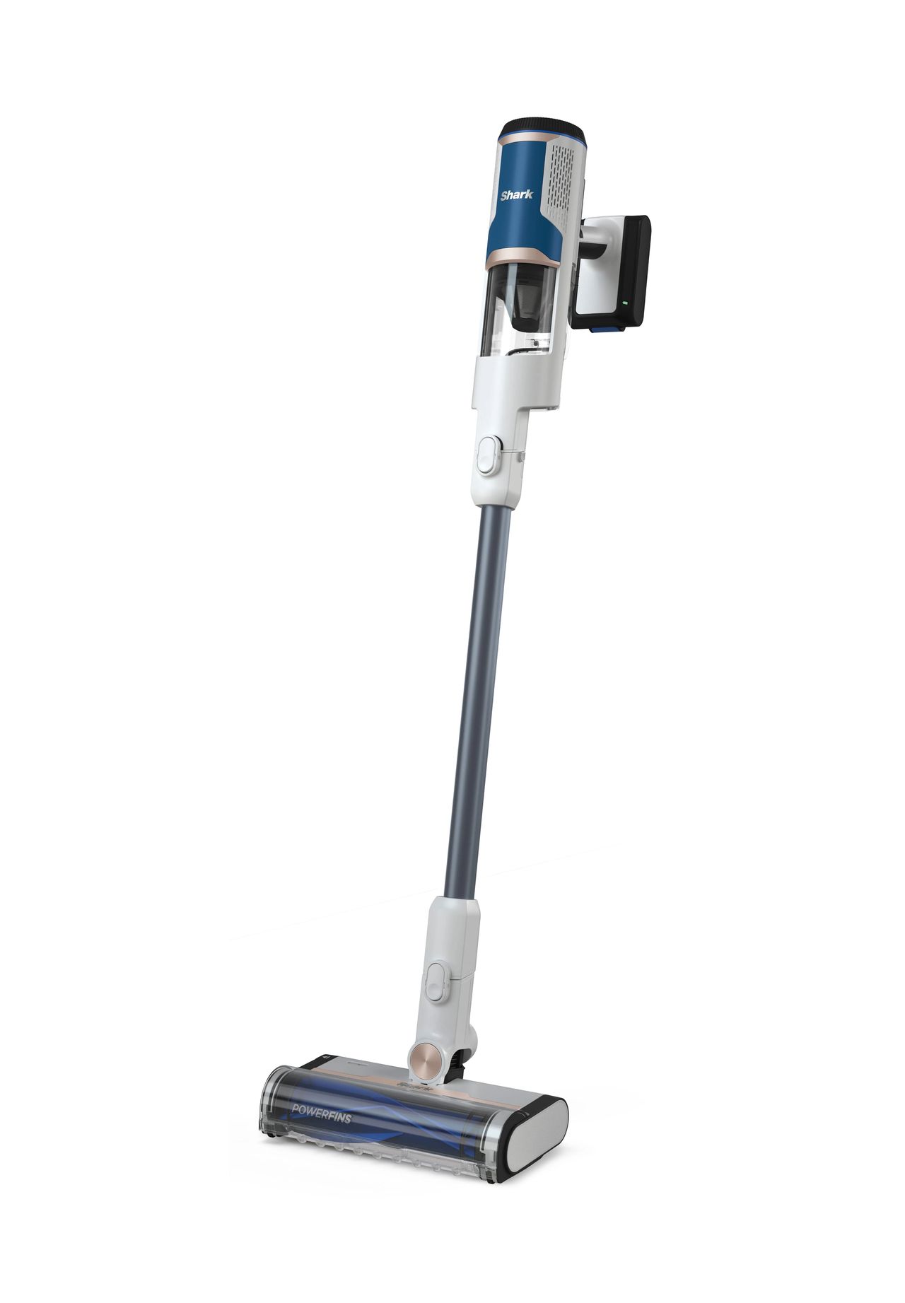 Shark® Akkustaubsauger BU1120DE, Lithium-Ionen-Akku, blau|weiß, 99