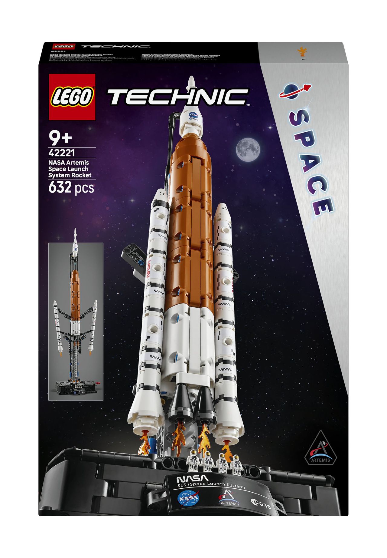 LEGO® Technic - 42221 NASA Artemis SLS-Schwerlastrakete, 152 MEHRFARBIG, 99