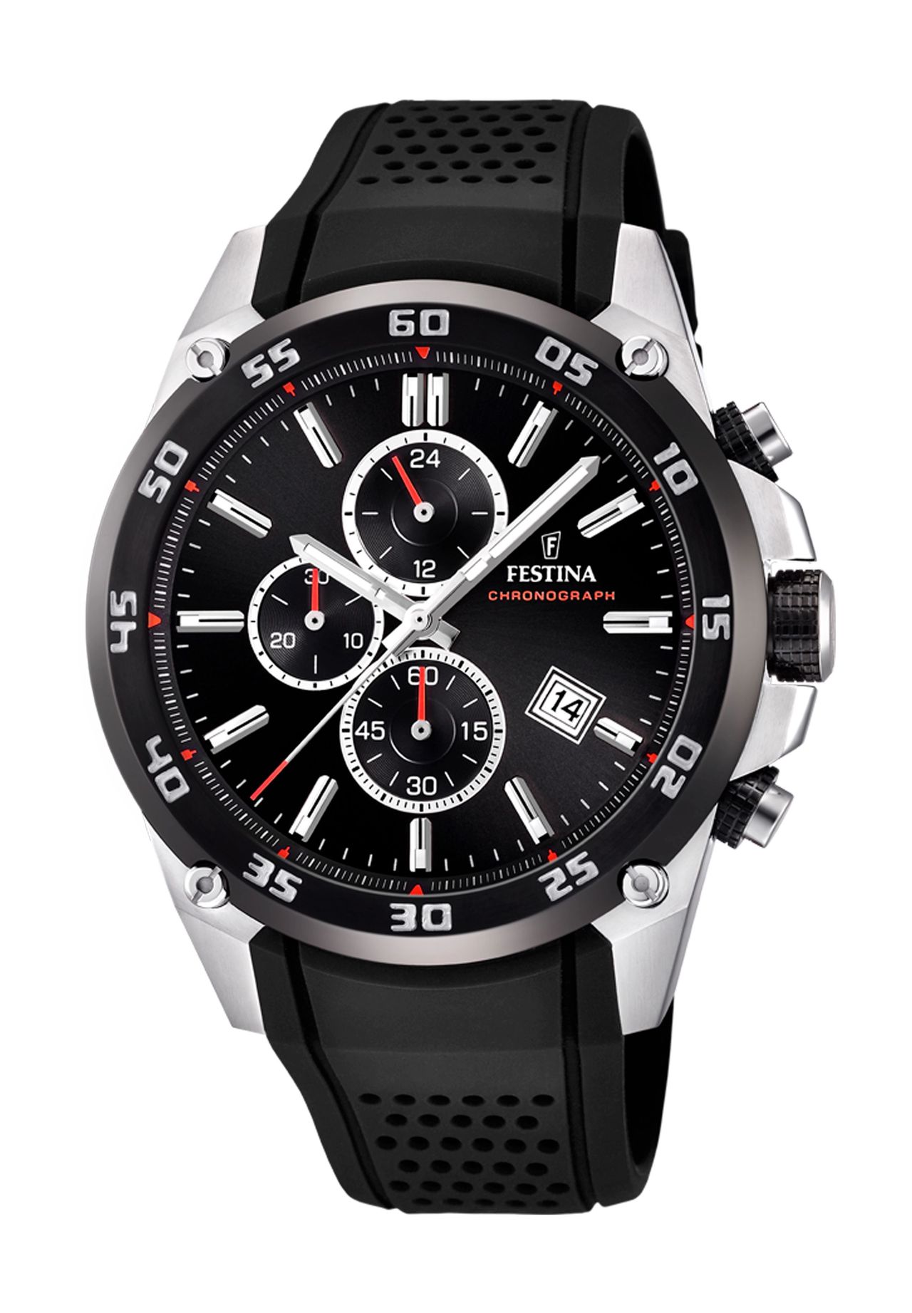 FESTINA Herren Chronograph 'F20330/5', SCHWARZ