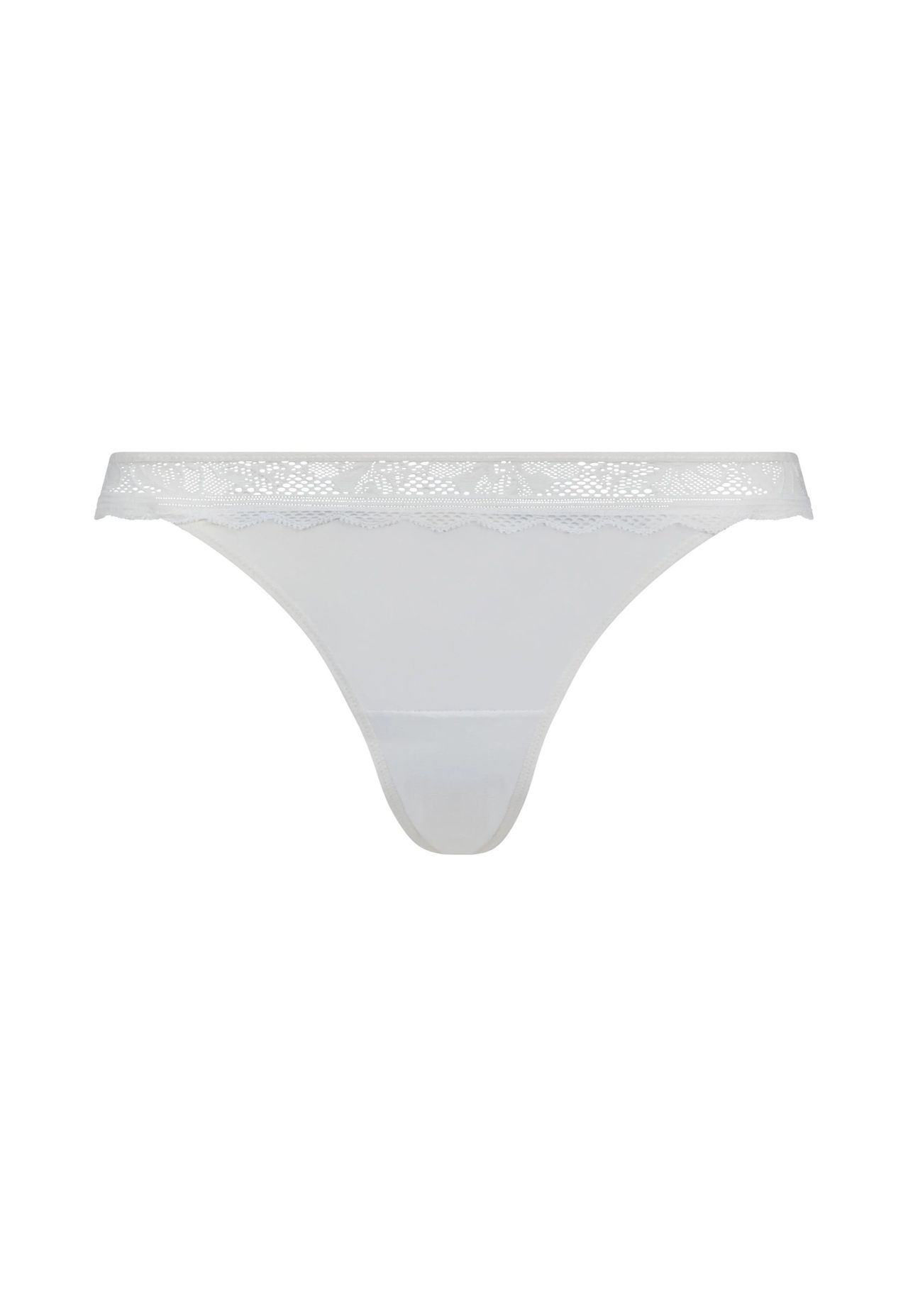 CHANTELLE Floral Touch Tanga, Spitze, für Damen, weiß, 36