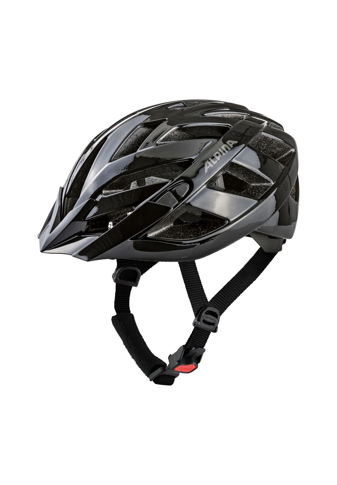 ALPINA Rennrad-Helm, Hartschale, schwarz, 52-57