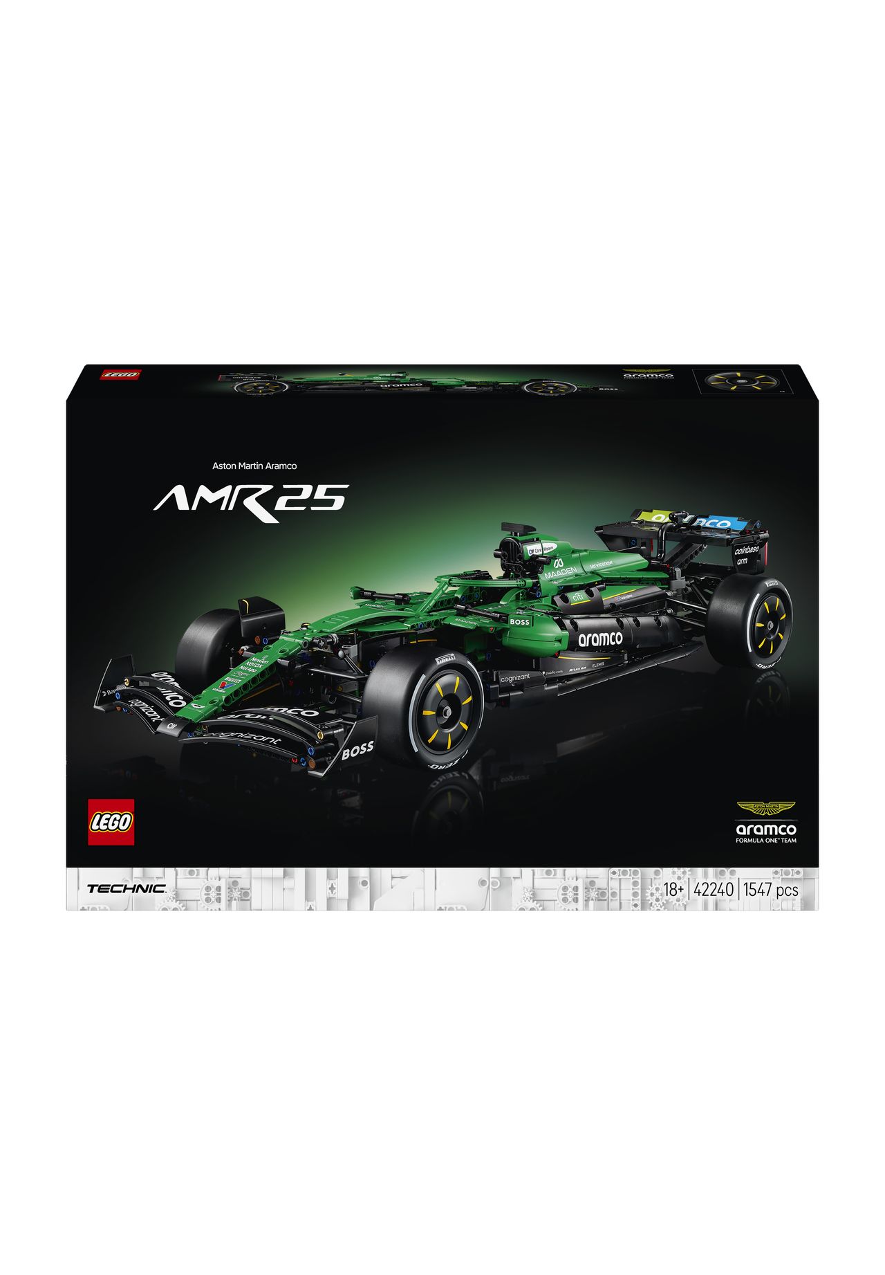 LEGO® Technic - 42240 Aston Martin Aramco AMR25 F1® Auto, 152 MEHRFARBIG, 99