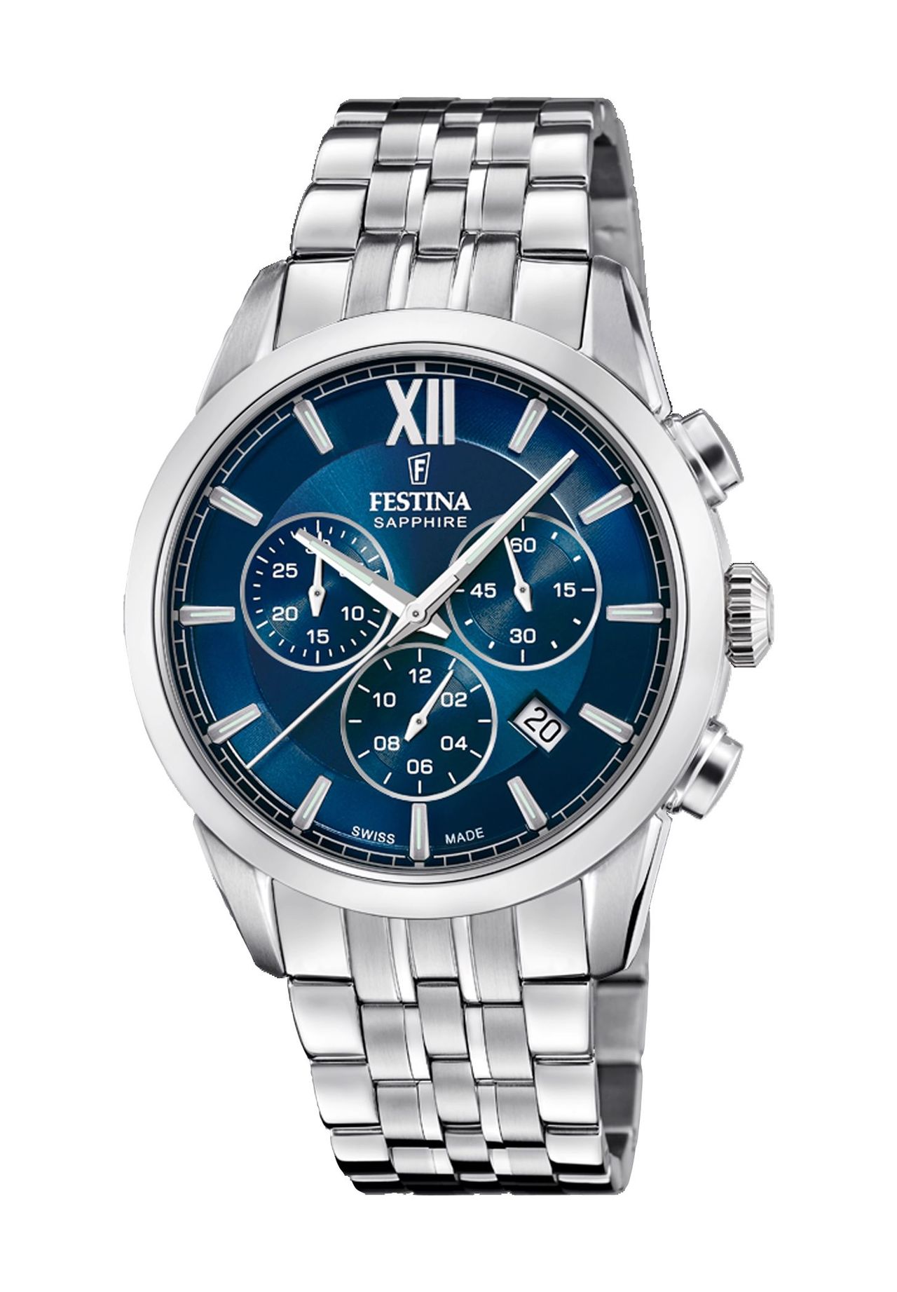 FESTINA Herren Armbanduhr 'F20040/2', BLAU