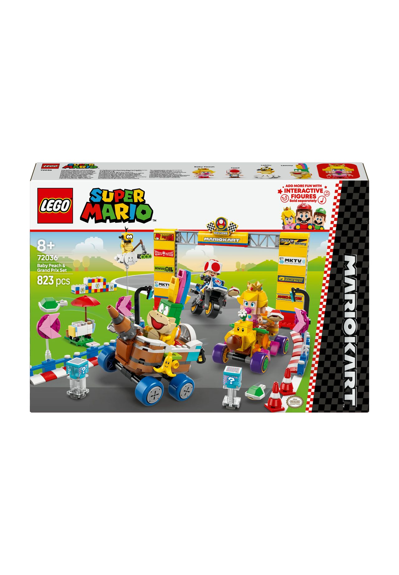 LEGO® Super Mario™ -72036 Baby Peach & Grand Prix-Set