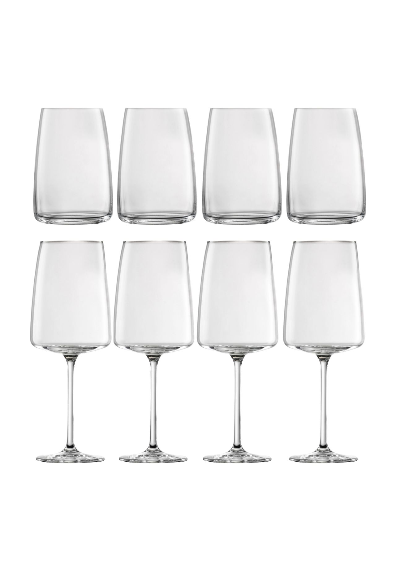 ZWIESEL GLAS Gläser-Set 'Vivid Senses', 8er-Set, TRANSPARENT, 99