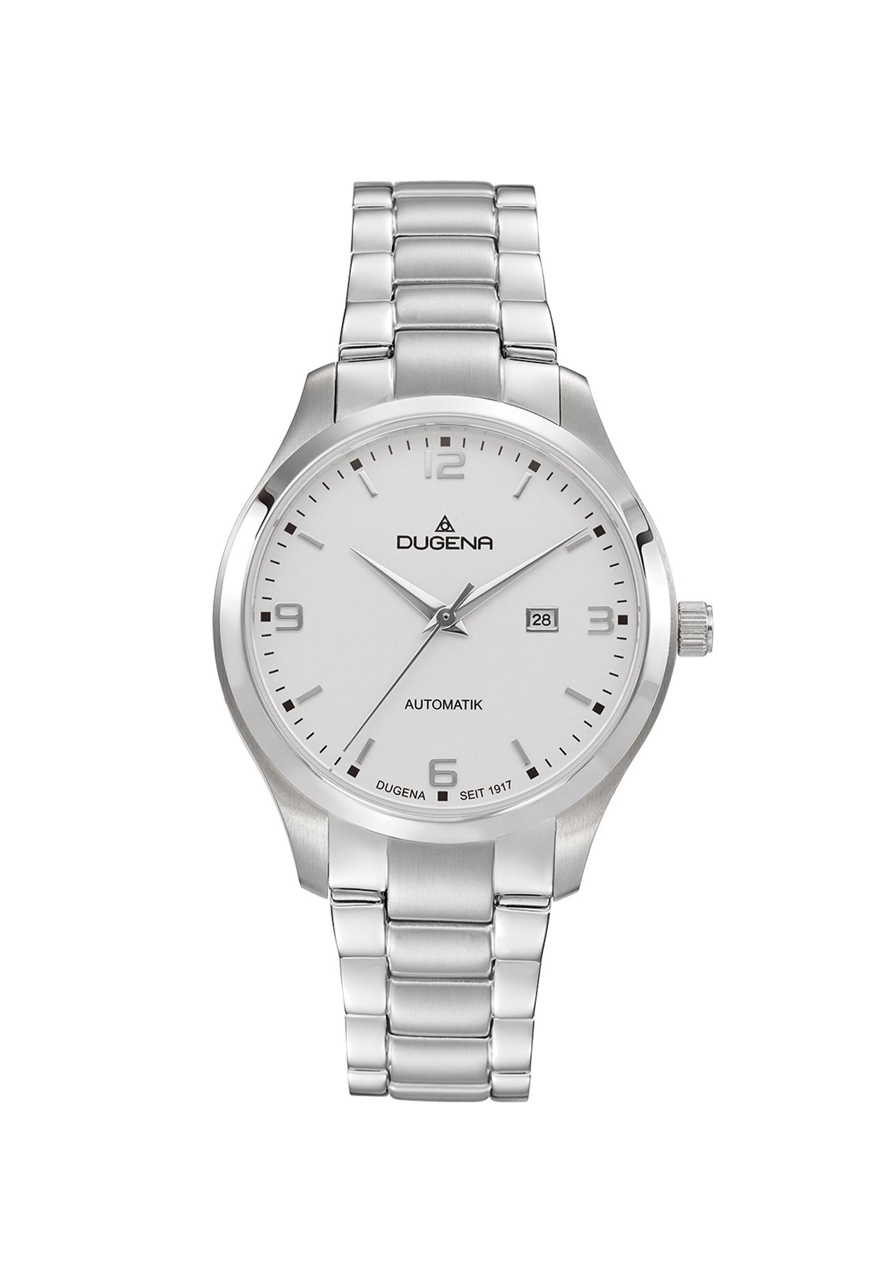 DUGENA Armbanduhr Tresor Woman Automatik, silber/weiß
