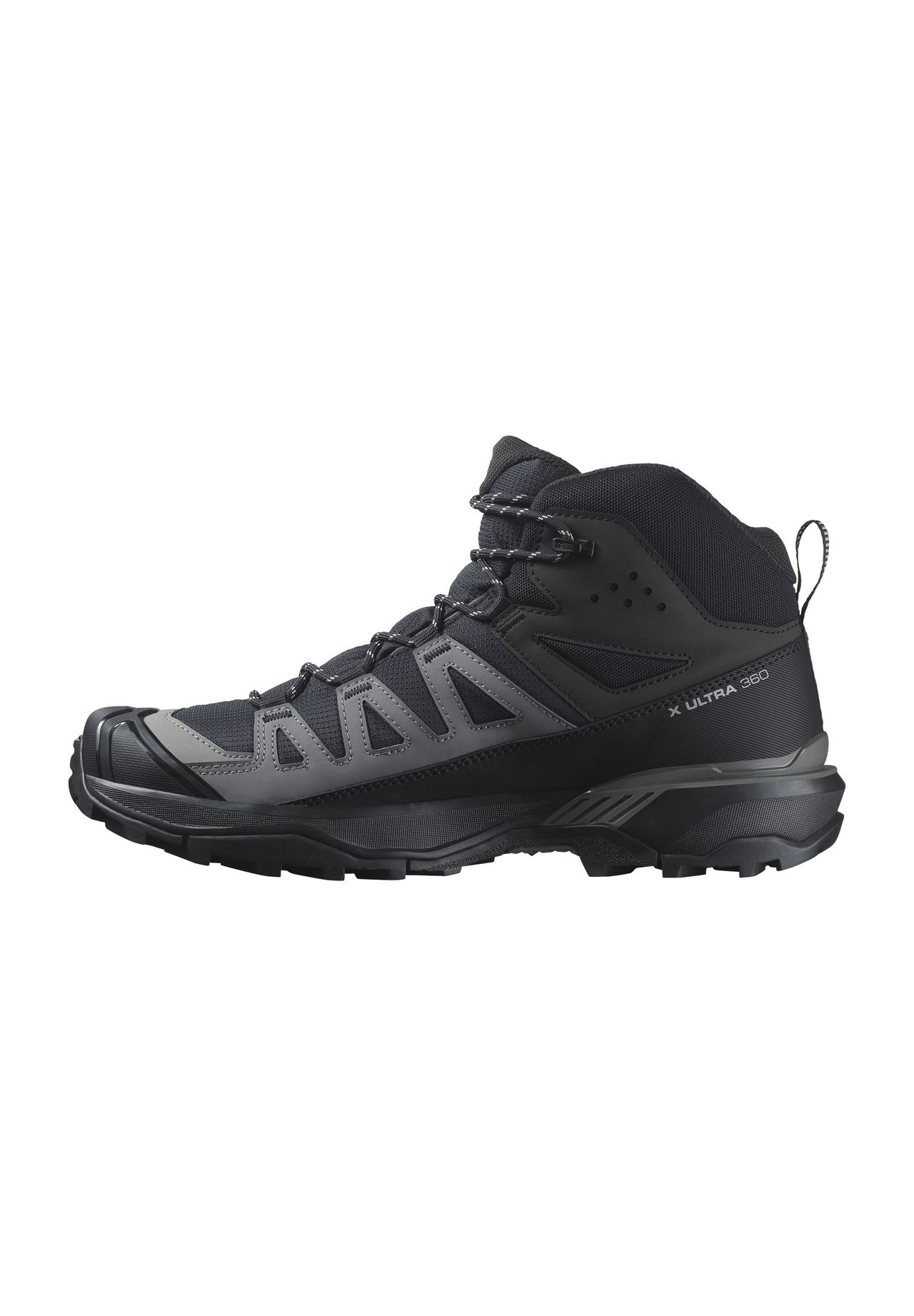 salomon Wanderschuhe 'X Ultra 360 Mid GTX', wasserdicht, rutschfest, für Herren, schwarz, 42 2/3