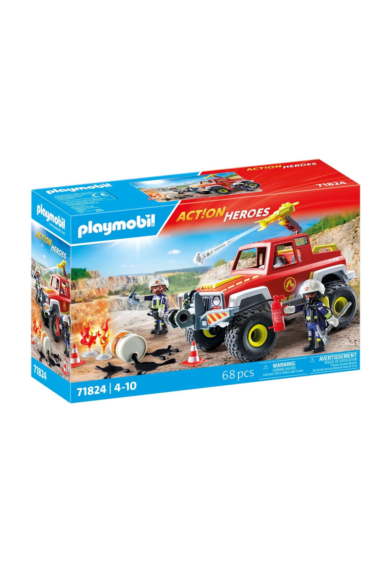 playmobil® Act!on Heroes - Feuerwehrtruck 71824, BUNT, 99