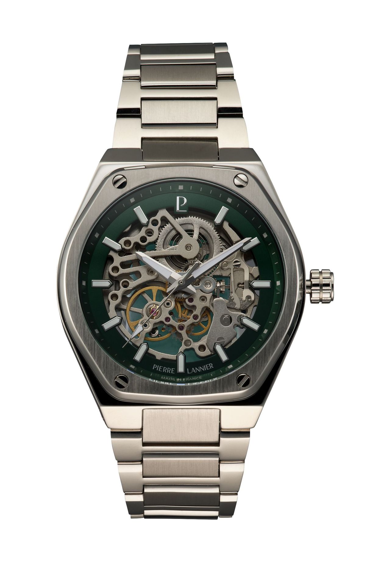 PIERRE LANNIER Herren Armbanduhr 308G171, GRÜN, 99