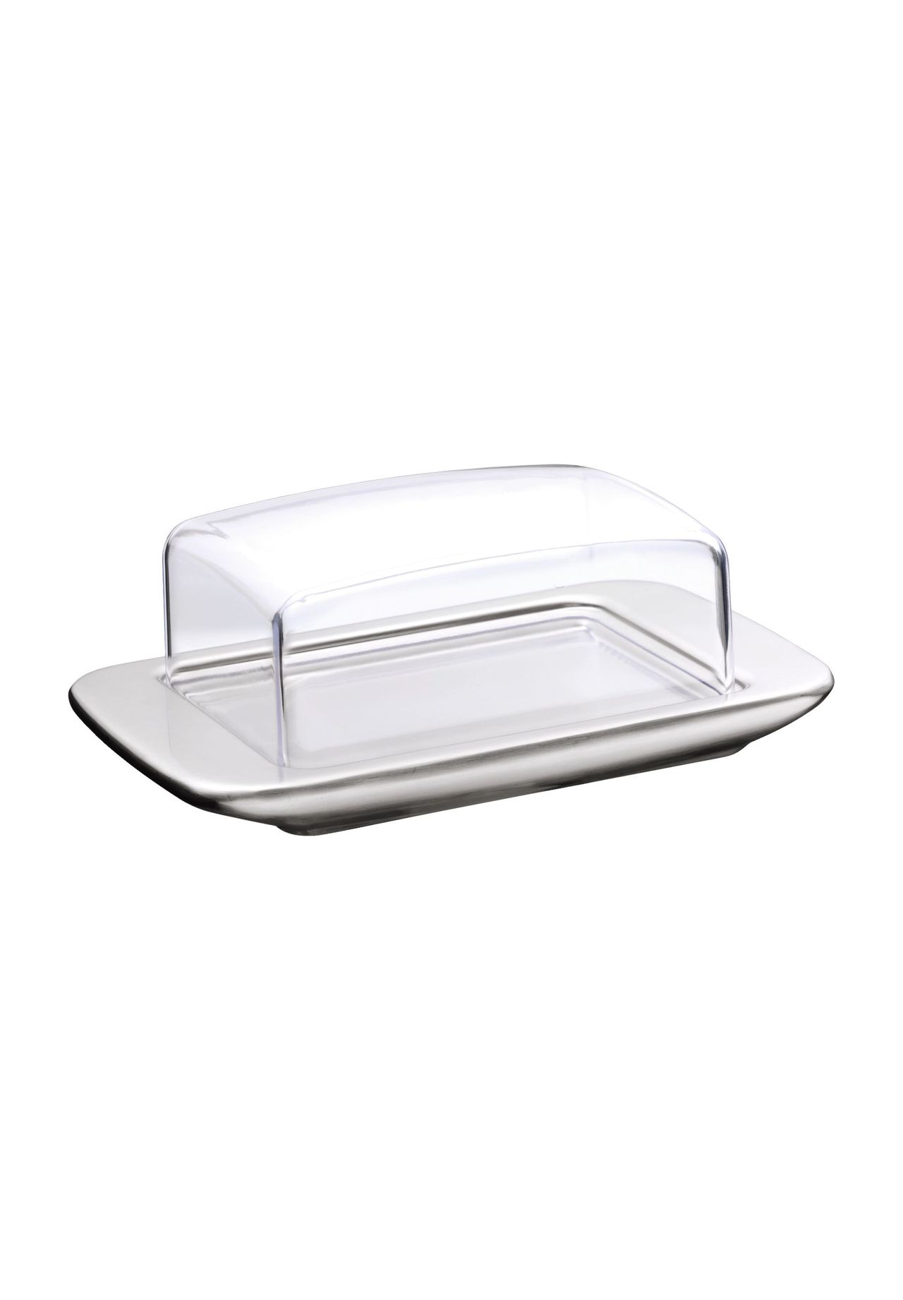 WMF Butterdose 'Loft', silber|transparent