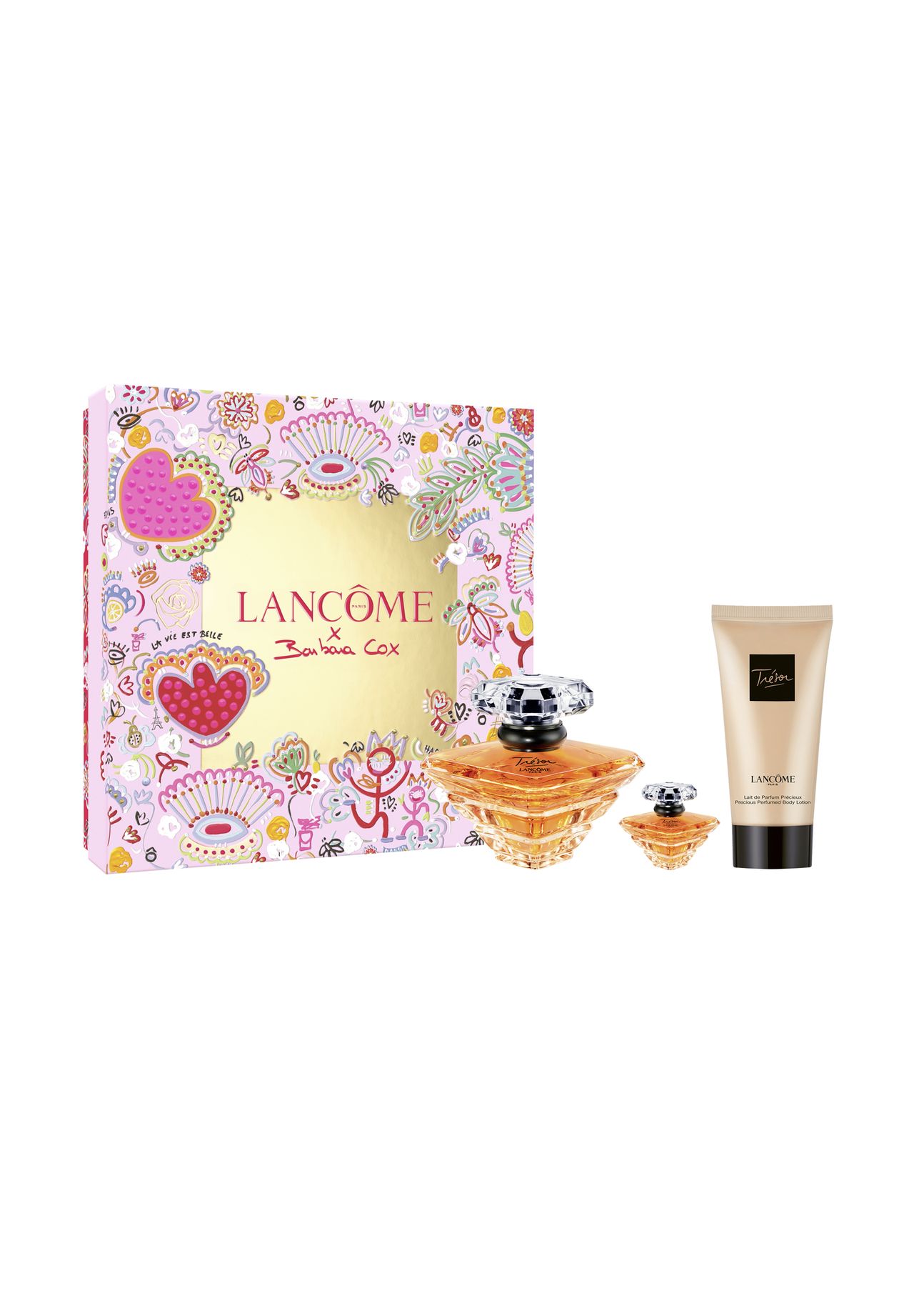 LANCÔME Trésor, Duftset (EDP 30ML + EDP 7,5ML Bodylotion 50ml), Damen, Blumig|Fruchtig, KLAR, 30