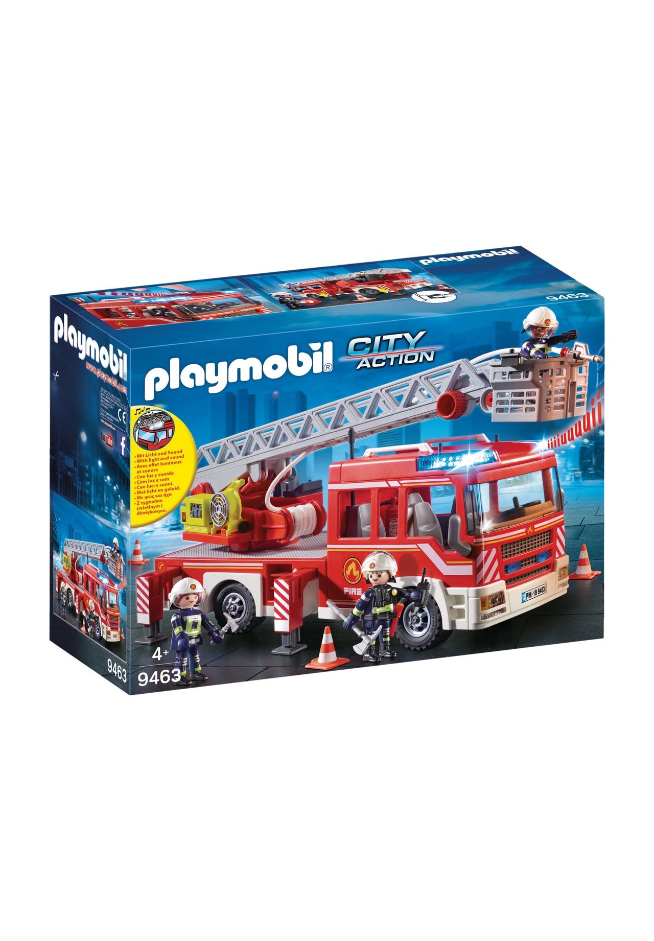 playmobil® City Action - Feuerwehr-Leiterfahrzeug 9463