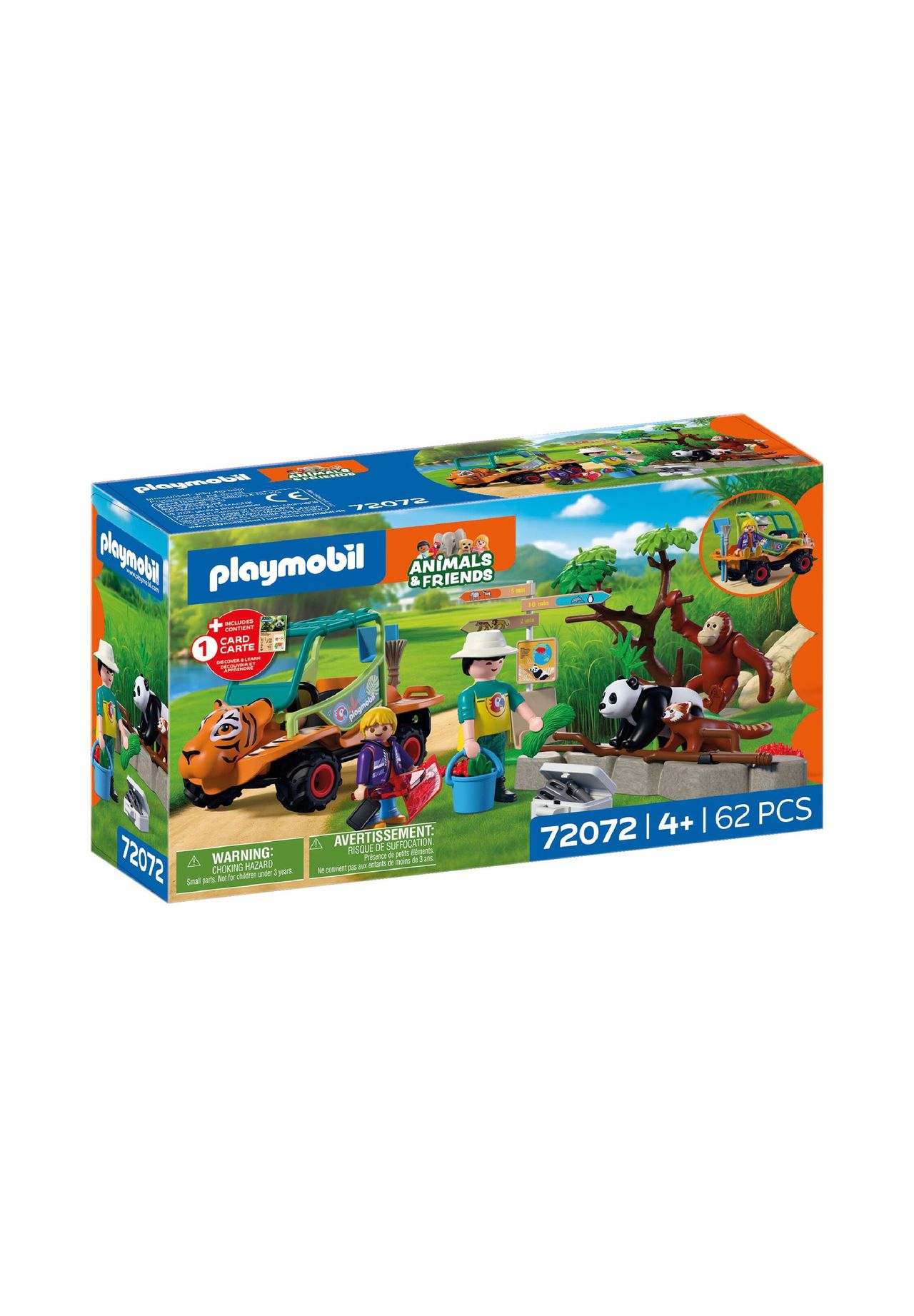 playmobil® Zoo - Zoo: Tierpflegermobil 72072, 152 MEHRFARBIG, 99