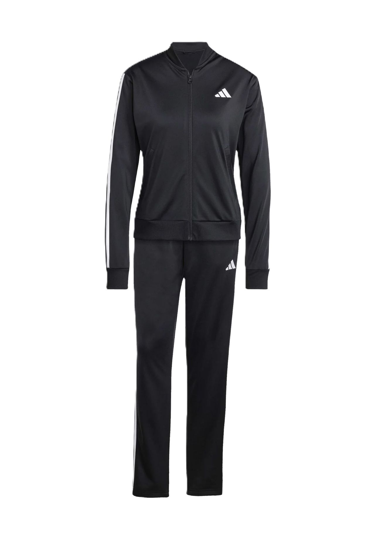 adidas Trainingsanzug, Stehkragen, für Damen, schwarz, M