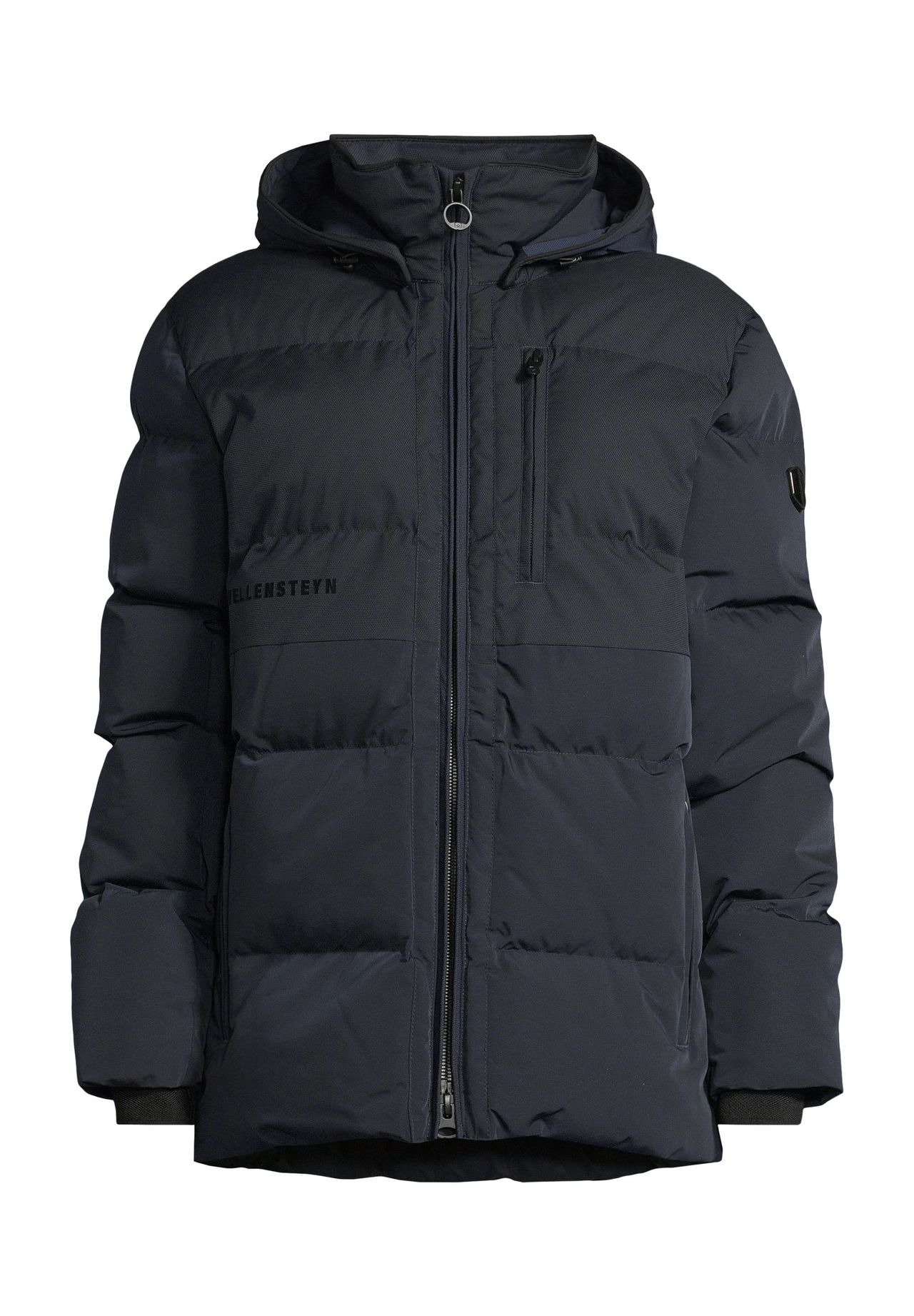 WELLENSTEYN Royal Flash Steppjacke, Kapuze, Brusttasche, für Herren, blau, XL
