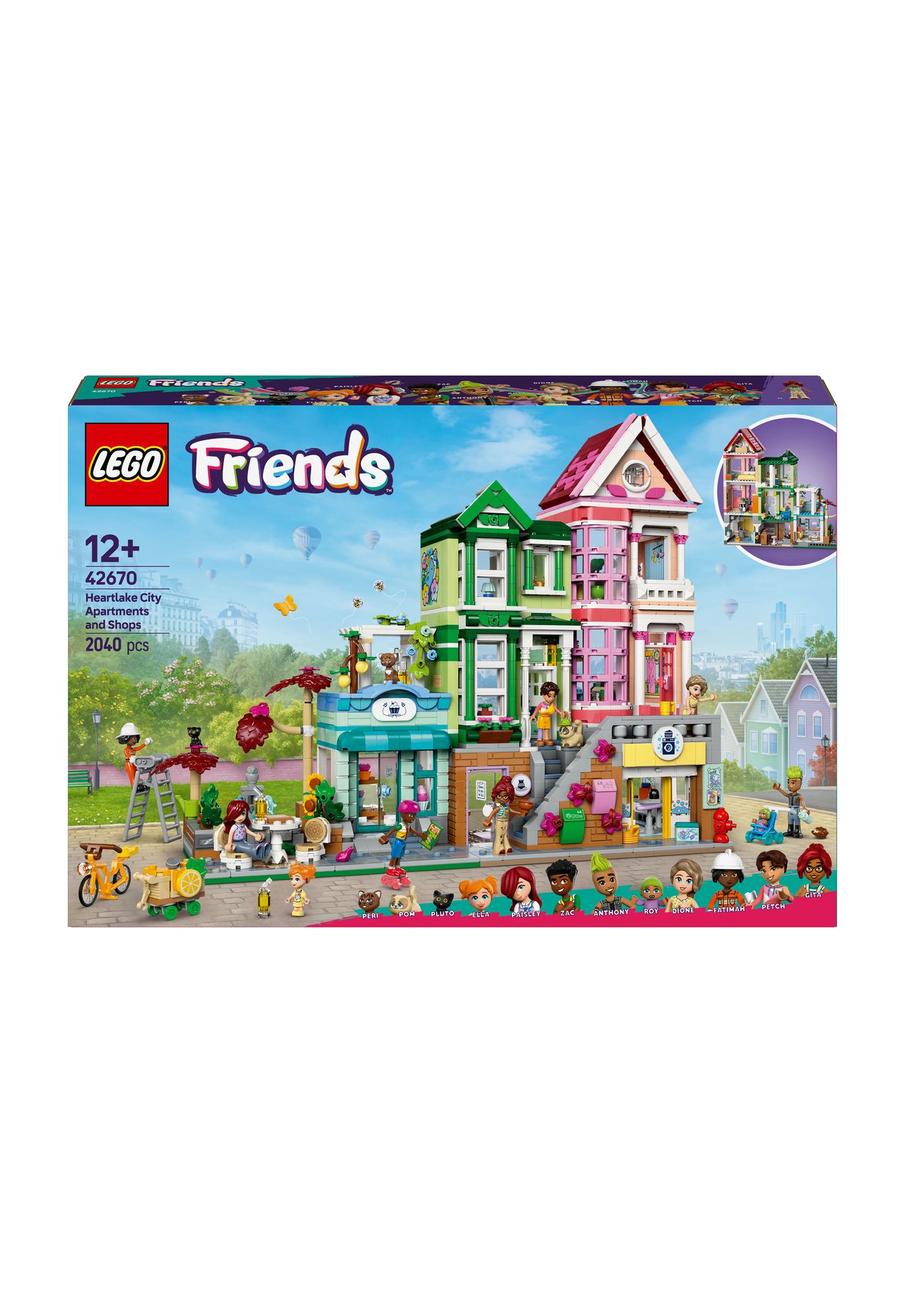 LEGO® Friends - 42670 Heartlake City Wohn- und Einkaufsstraße