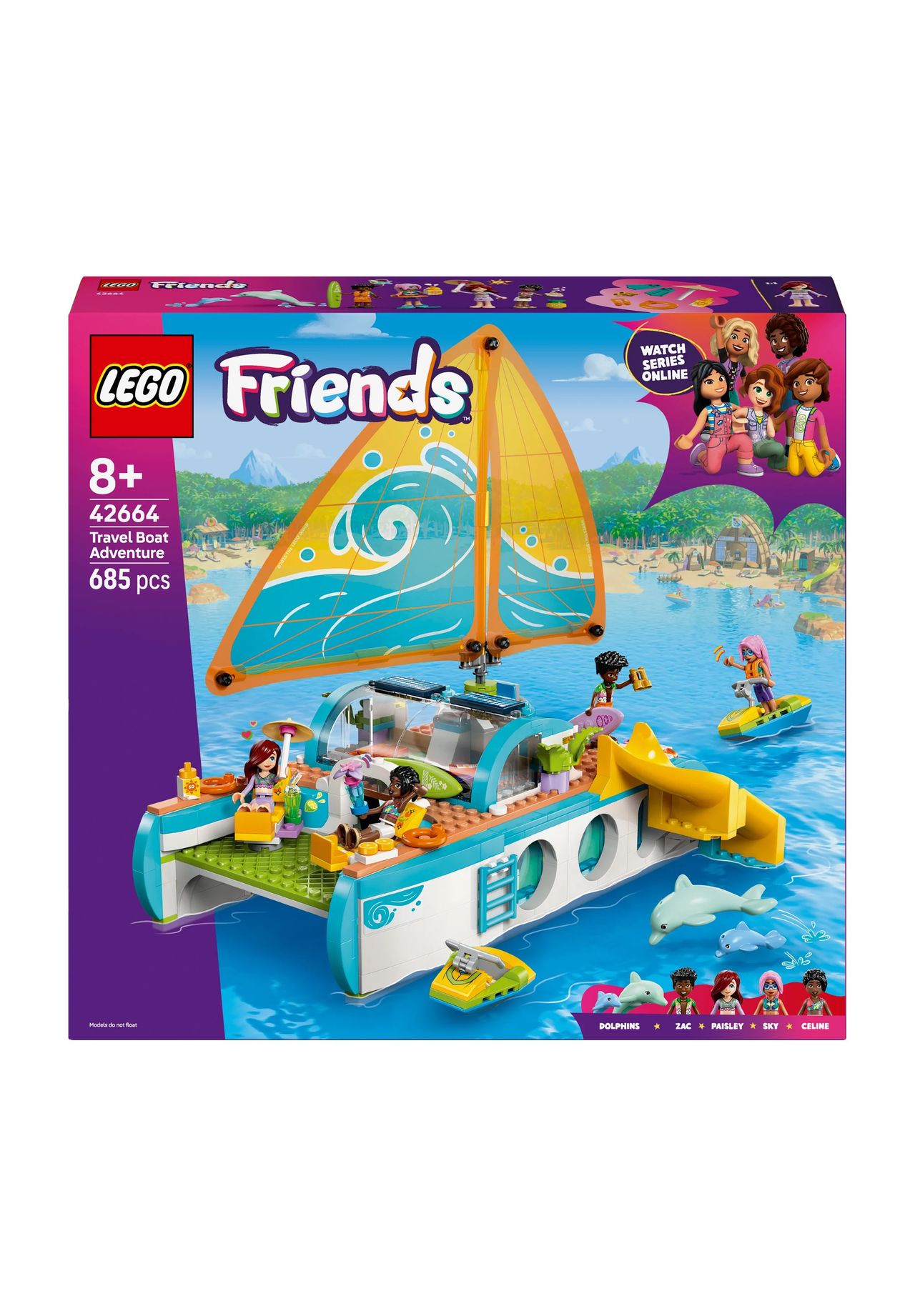 LEGO® Friends - 42664 Segelabenteuer, 152 MEHRFARBIG, 99
