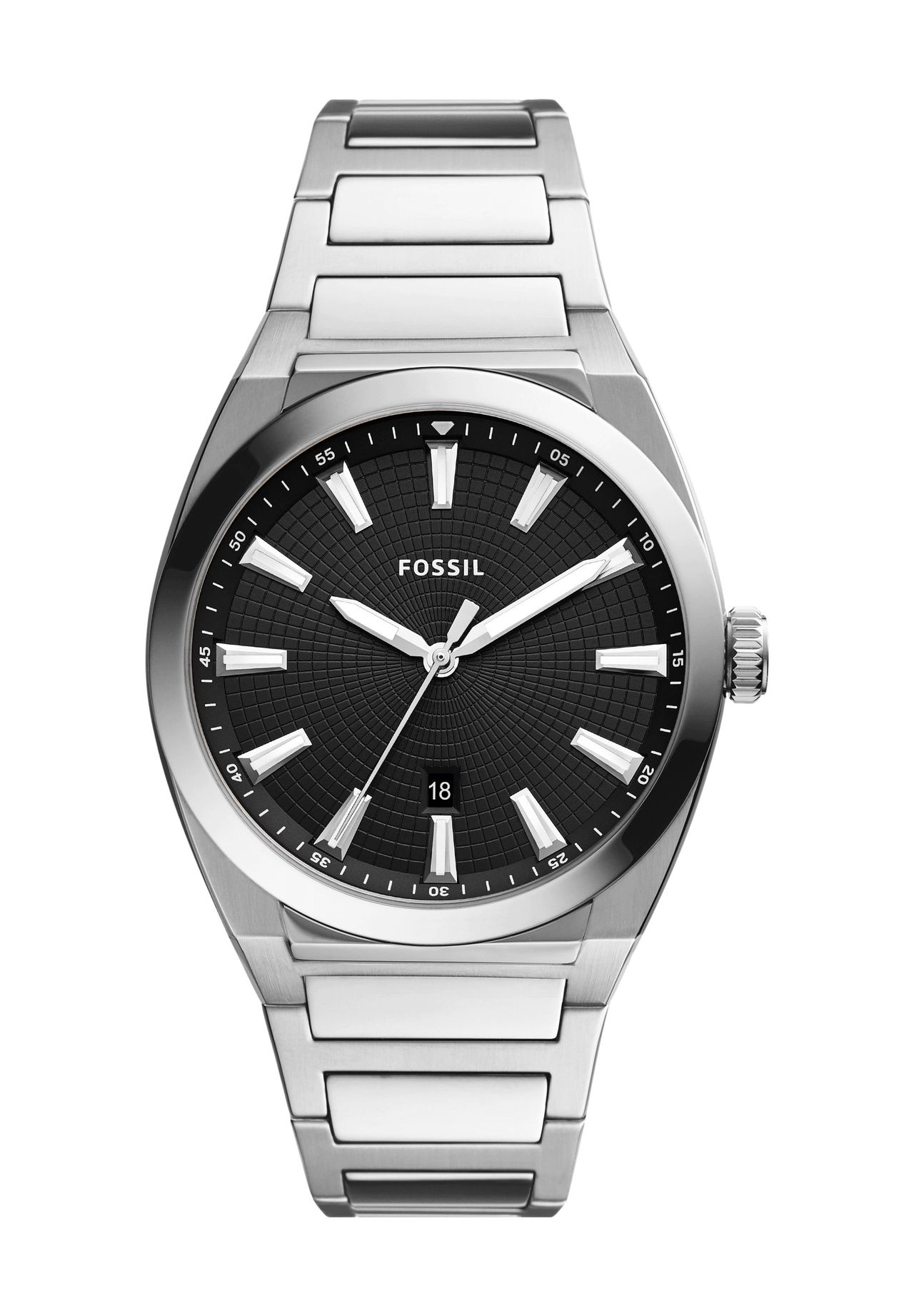 FOSSIL Herrenuhr 'Everett FS5821', silber