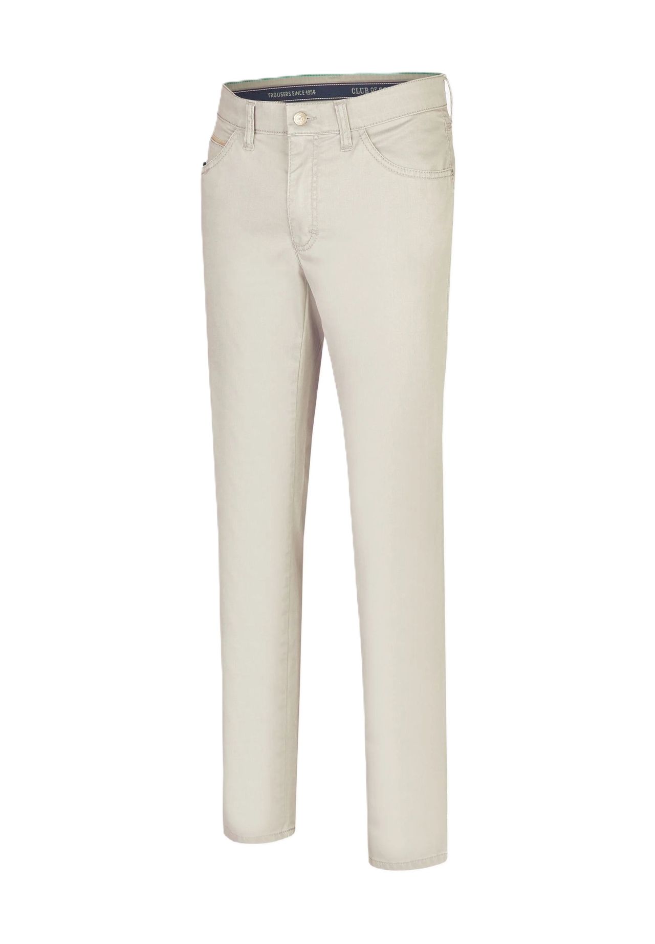 CLUB OF COMFORT Chinohose, Handytasche, Hemdstopper, für Herren, weiß, 38/34