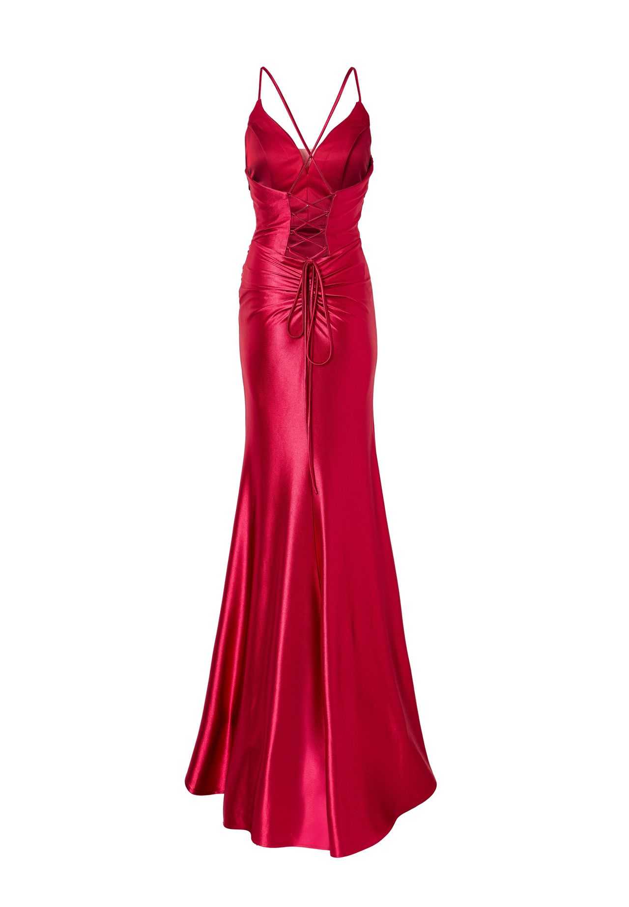 MASCARA© LONDON Abendkleid, V-Ausschnitt, für Damen, rot, 44
