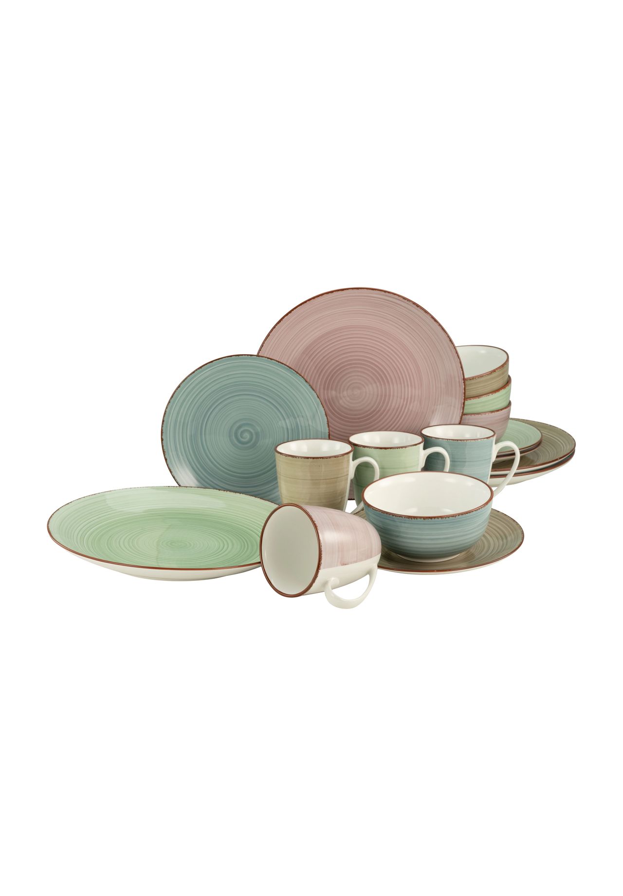 CreaTable Tafelservice, 16-teilig, mehrfarbig