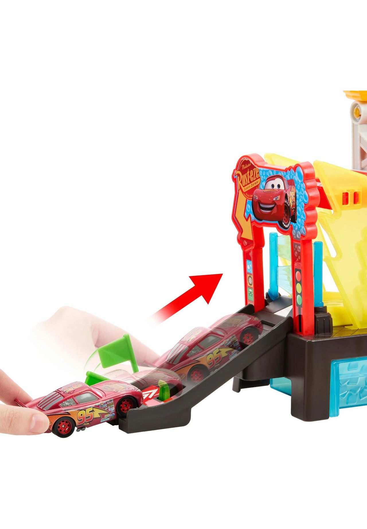 Hot Wheels Disney Cars Spielset 'Pixar Autowaschanlagen', MULICOLOR, 99