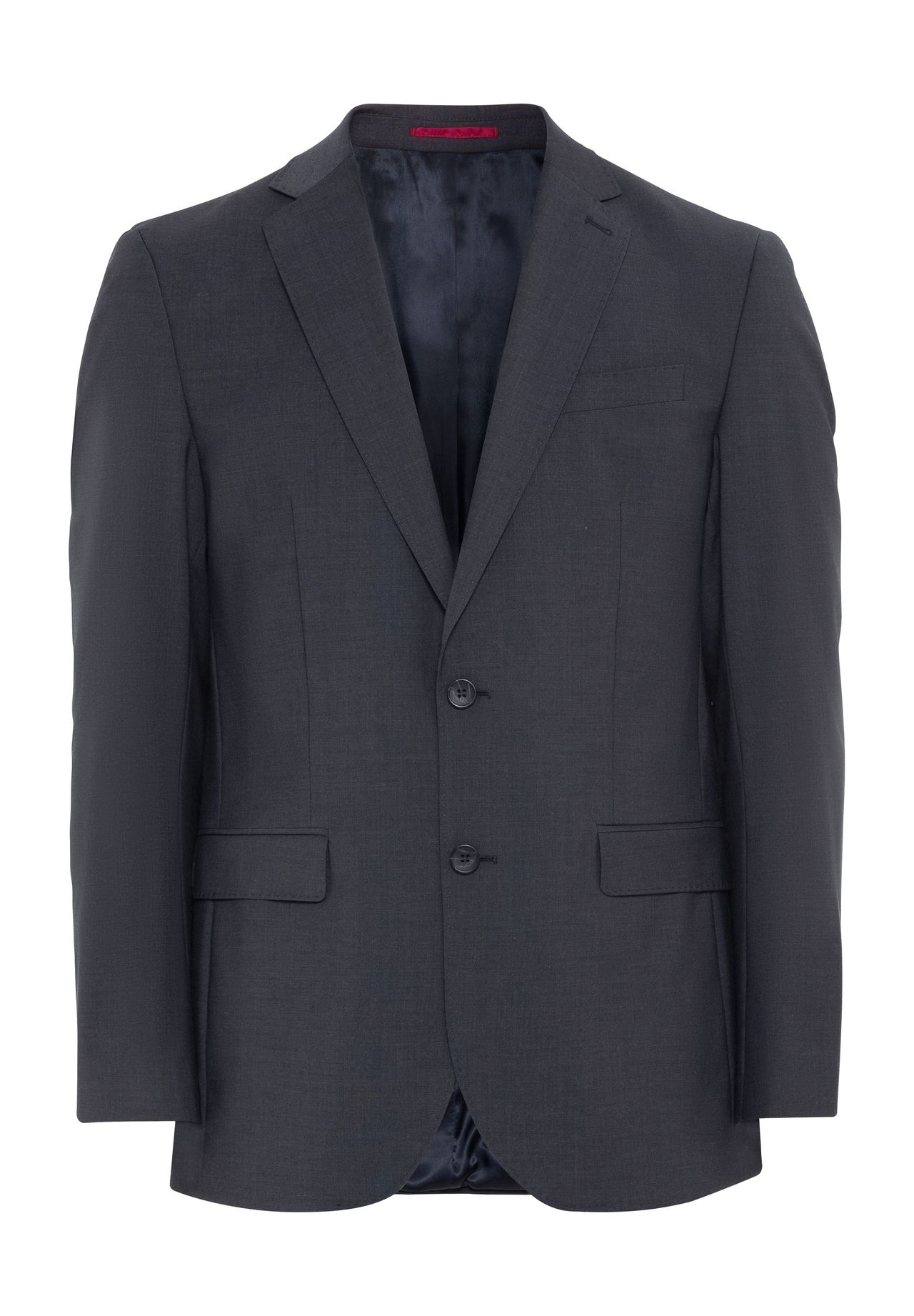 DUNMORE D Wo Navy Sakko, Reverskragen, Knopfleiste, für Herren, grau, 52