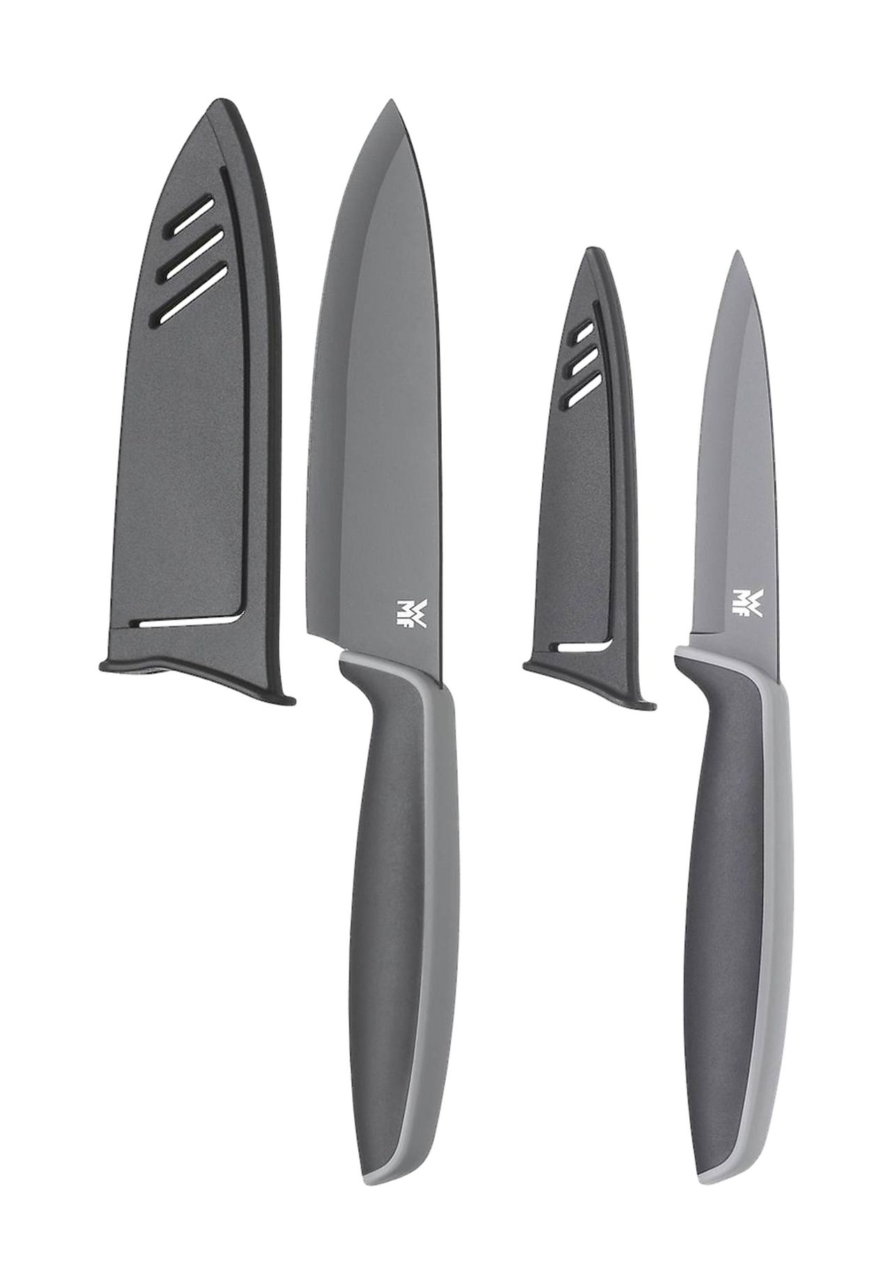 WMF Messerset 'color knives', 2-teilig, mit Klingenschutz, schwarz