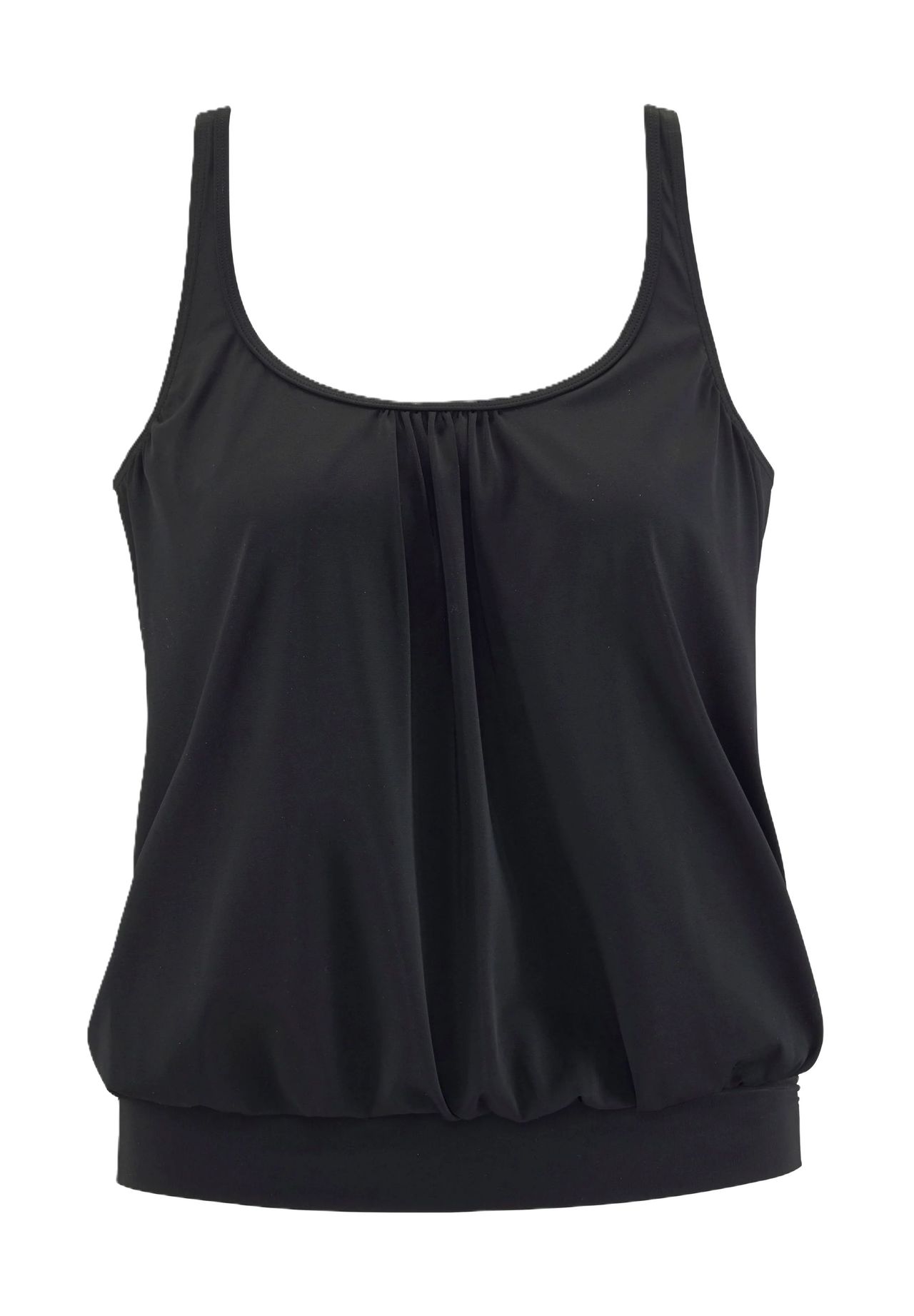 LASCANA Tankini-Top 'SIMPLE', elastischer Bund, für Damen, schwarz, 44