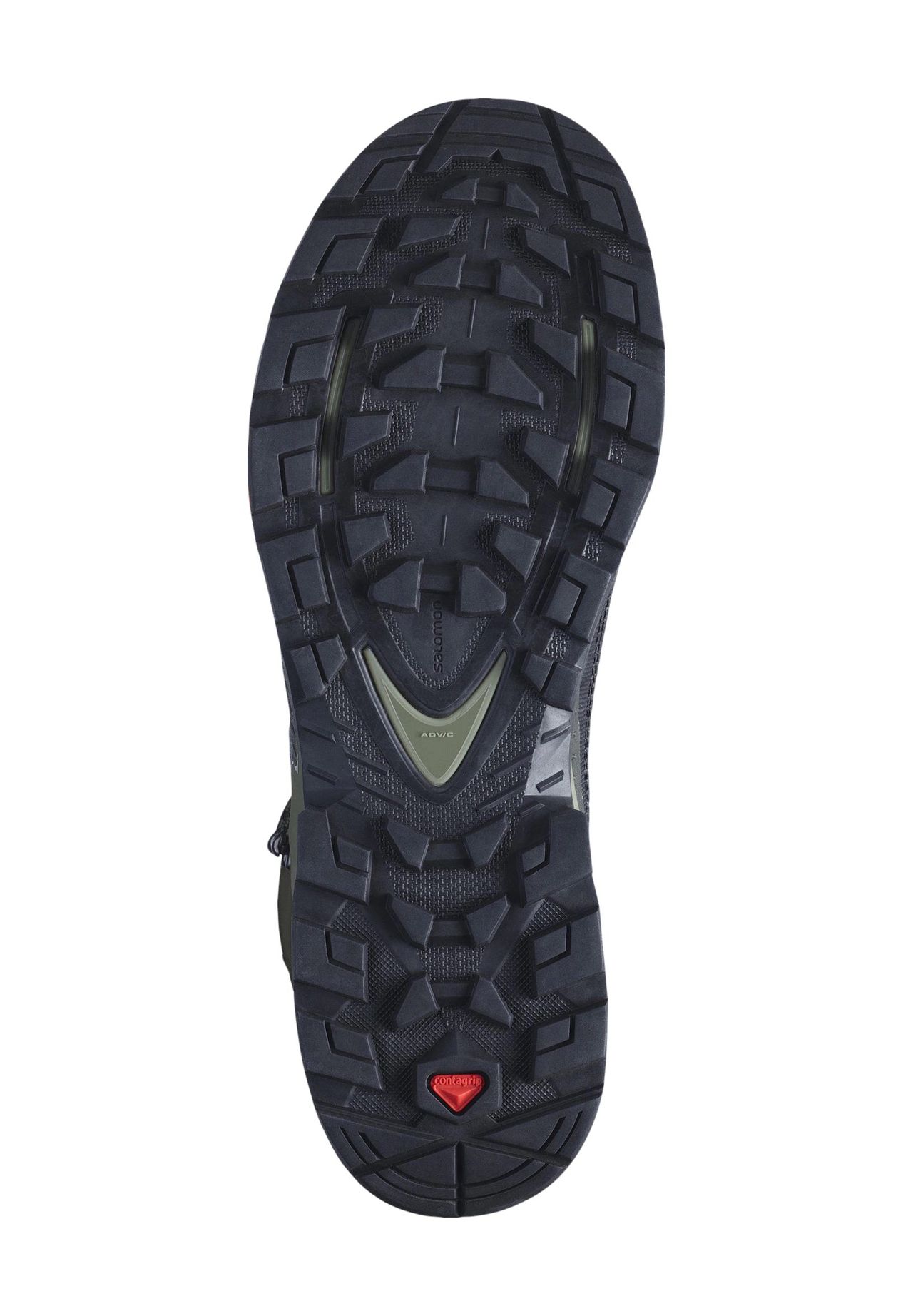 salomon Trekkingschuhe 'Quest Element GTX', wasserdicht, rutschfest, für Herren, schwarz|grün, 44 2/3