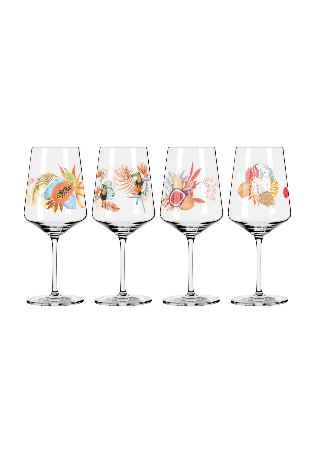 RITZENHOFF Gläser-Set, 4-teilig, mehrfarbig, 99