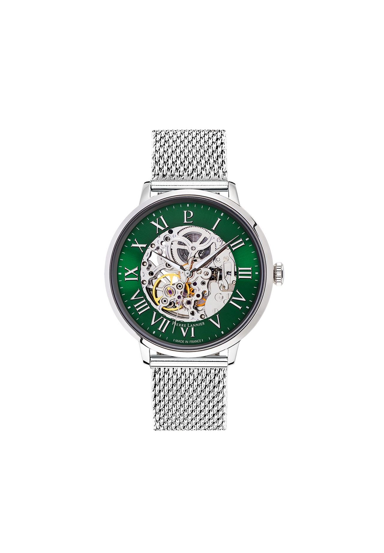 PIERRE LANNIER Herren Armbanduhr '323D171', GRÜN, 99