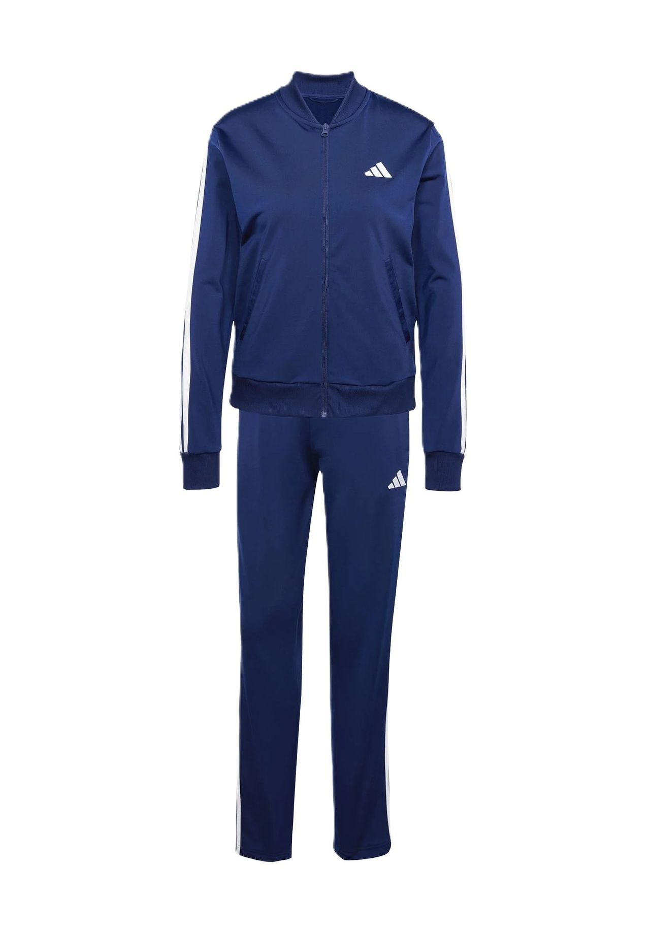 adidas Trainingsanzug, Stehkragen, für Damen, blau, L