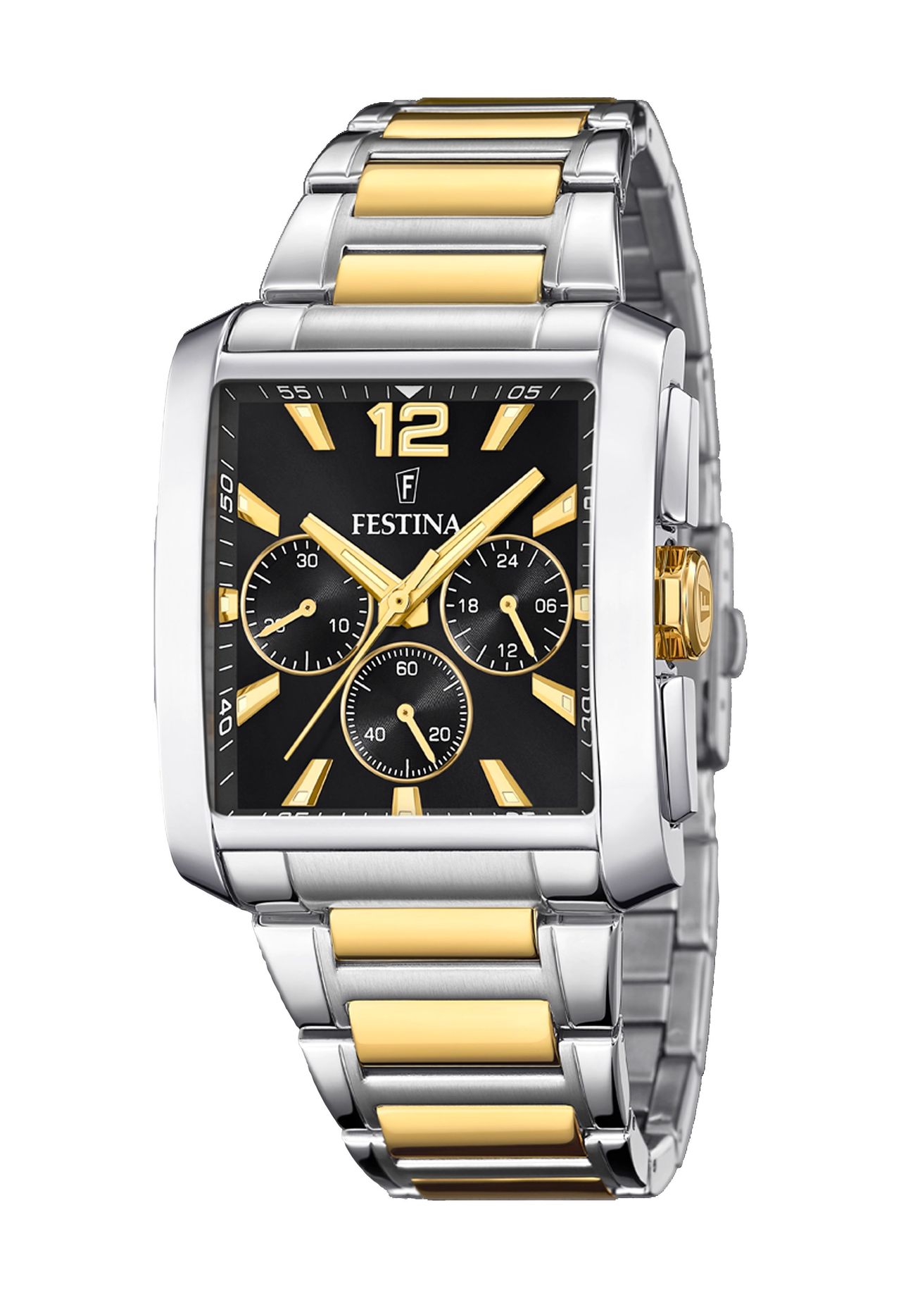 FESTINA Herren Armbanduhr 'F20637', SCHWARZ/BICOLOR