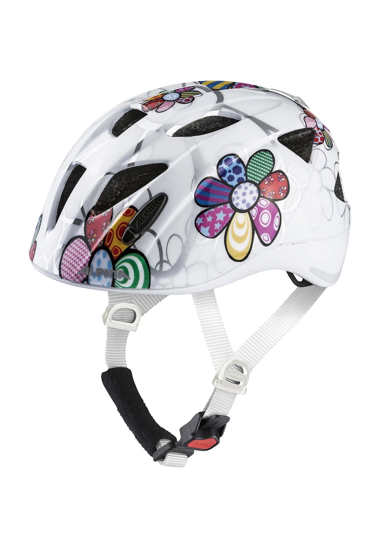 ALPINA Fahrradhelm 'XIMO FLASH', Floral, für Kinder, mehrfarbig, 47-51