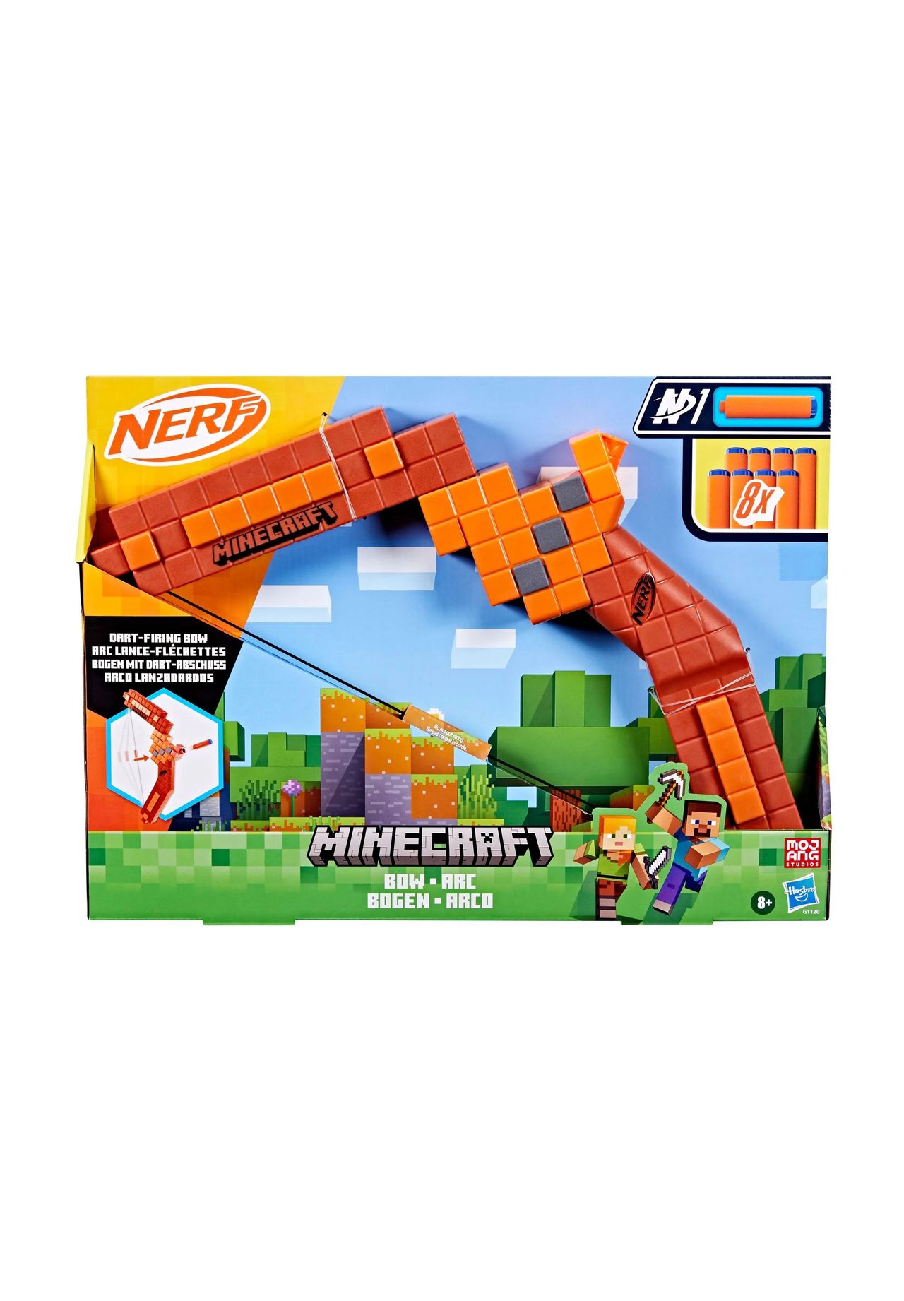 Hasbro Nerf Minecraft Bogen, braun