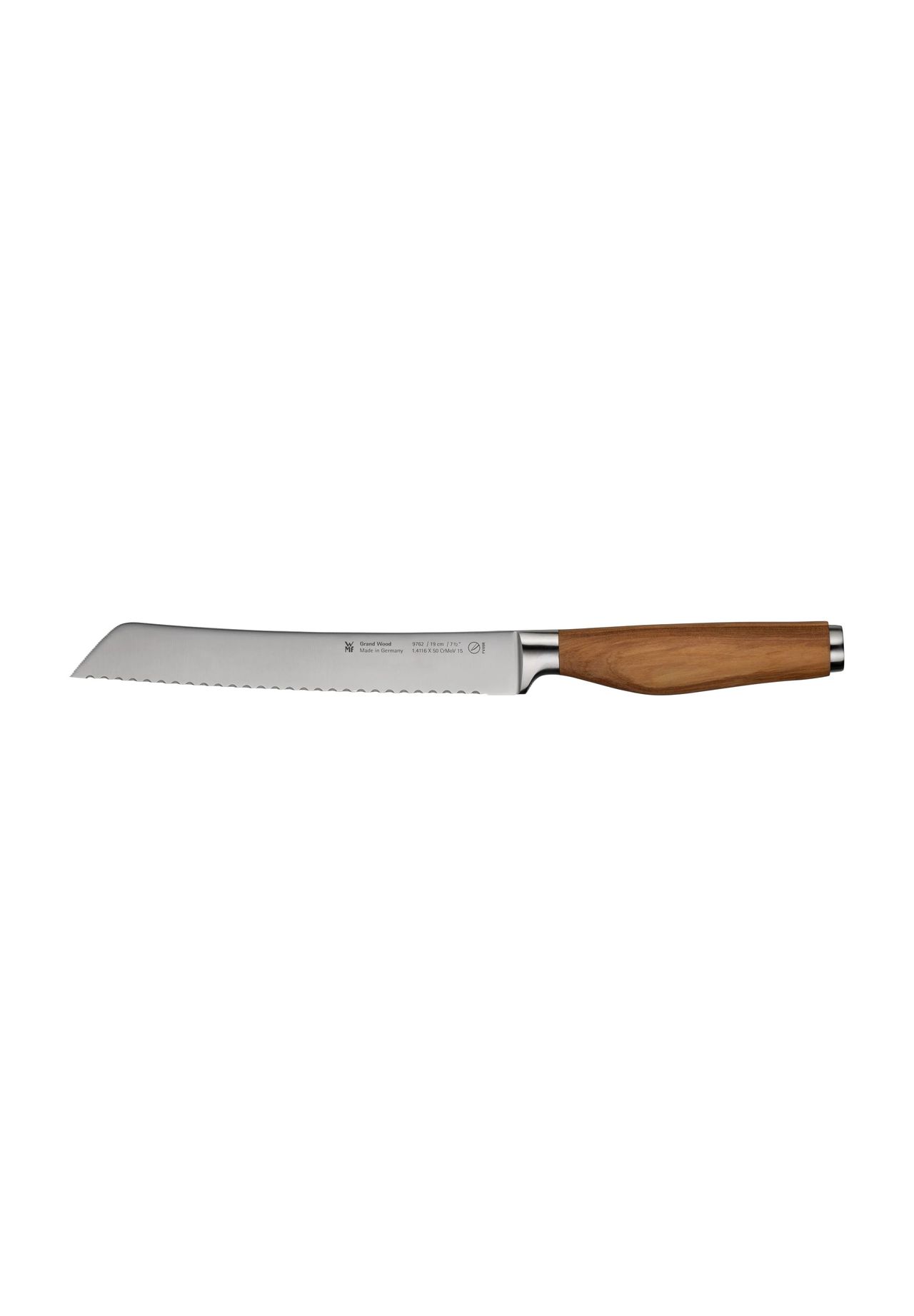 WMF Brotmesser, silber|braun, 19 CM