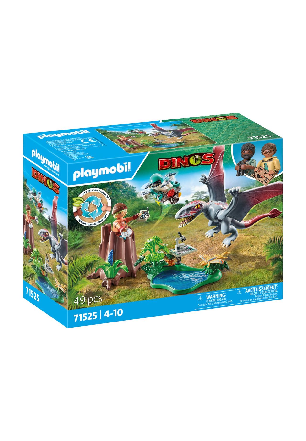 playmobil® Dinos - Beobachtungsstation für Dimorphodon 71525