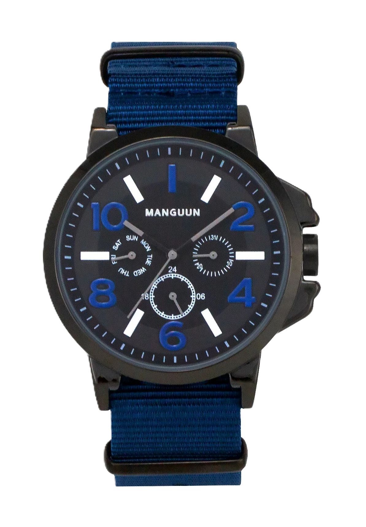 MANGUUN Herren Armbanduhr '3722', BLAU