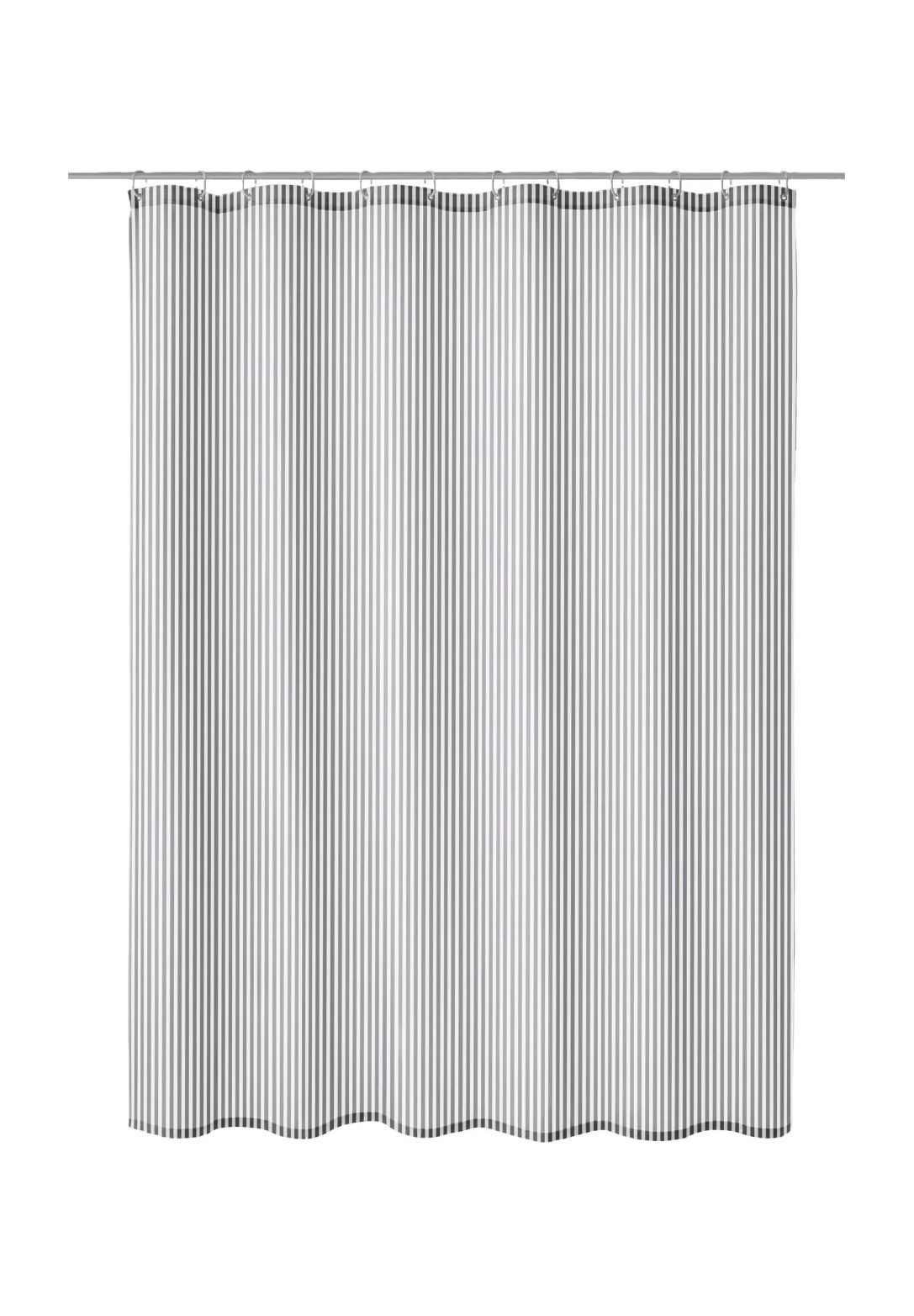 Kleine Wolke® Duschvorhang, grau, 180X200