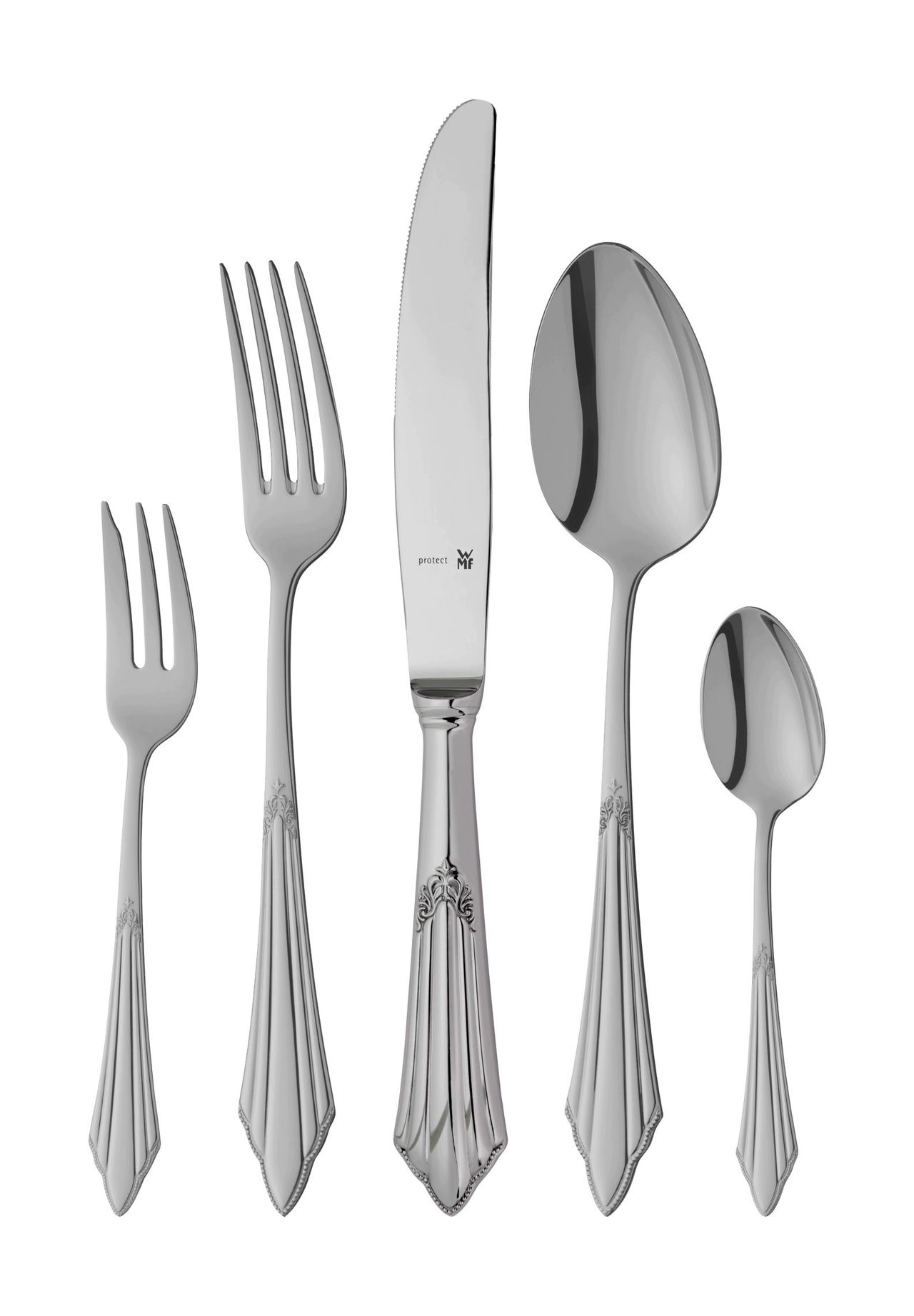 WMF Besteck-Set 'Fächer', 30-teilig, silber